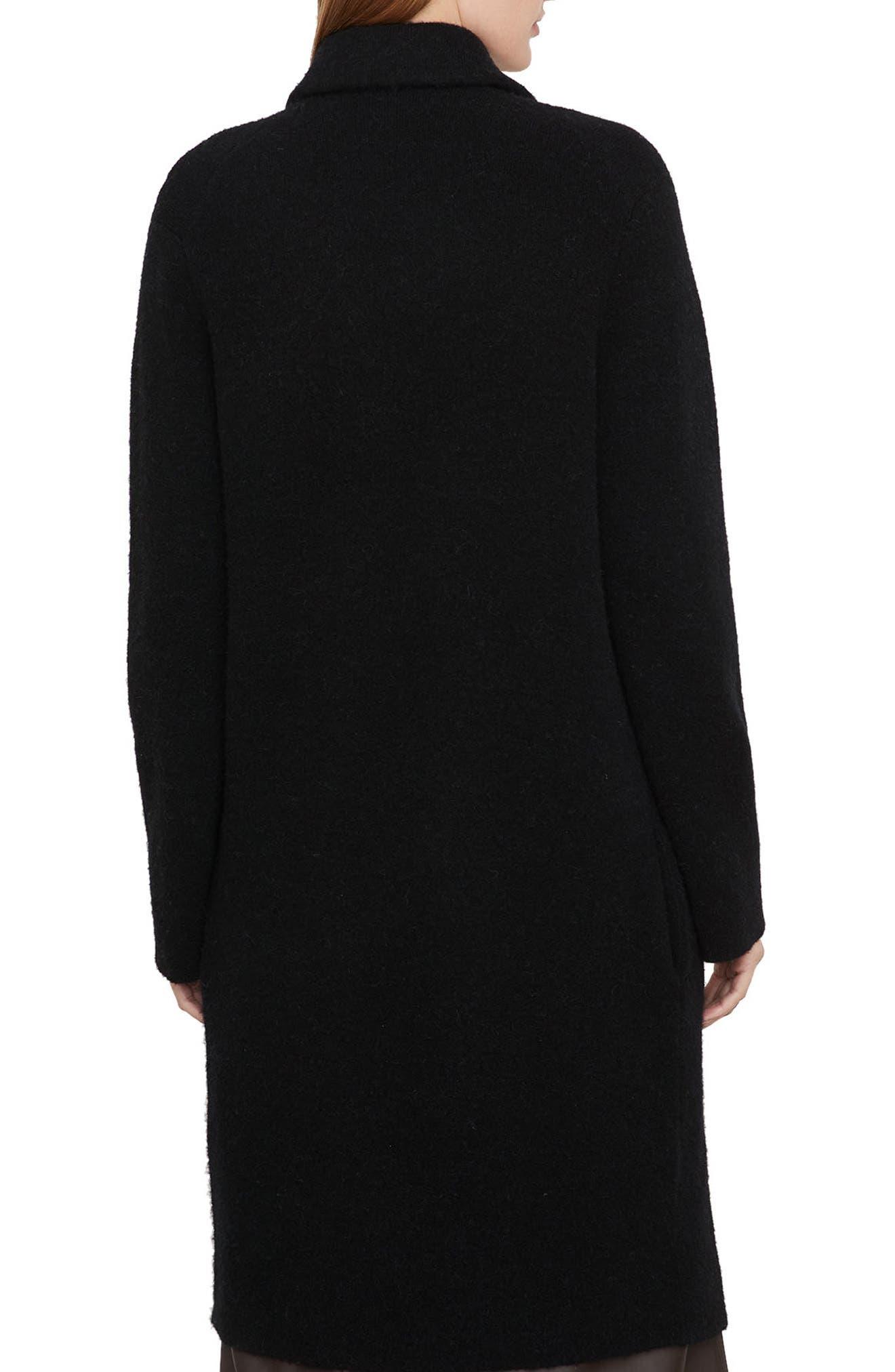 Vince notch collar shop long cardigan