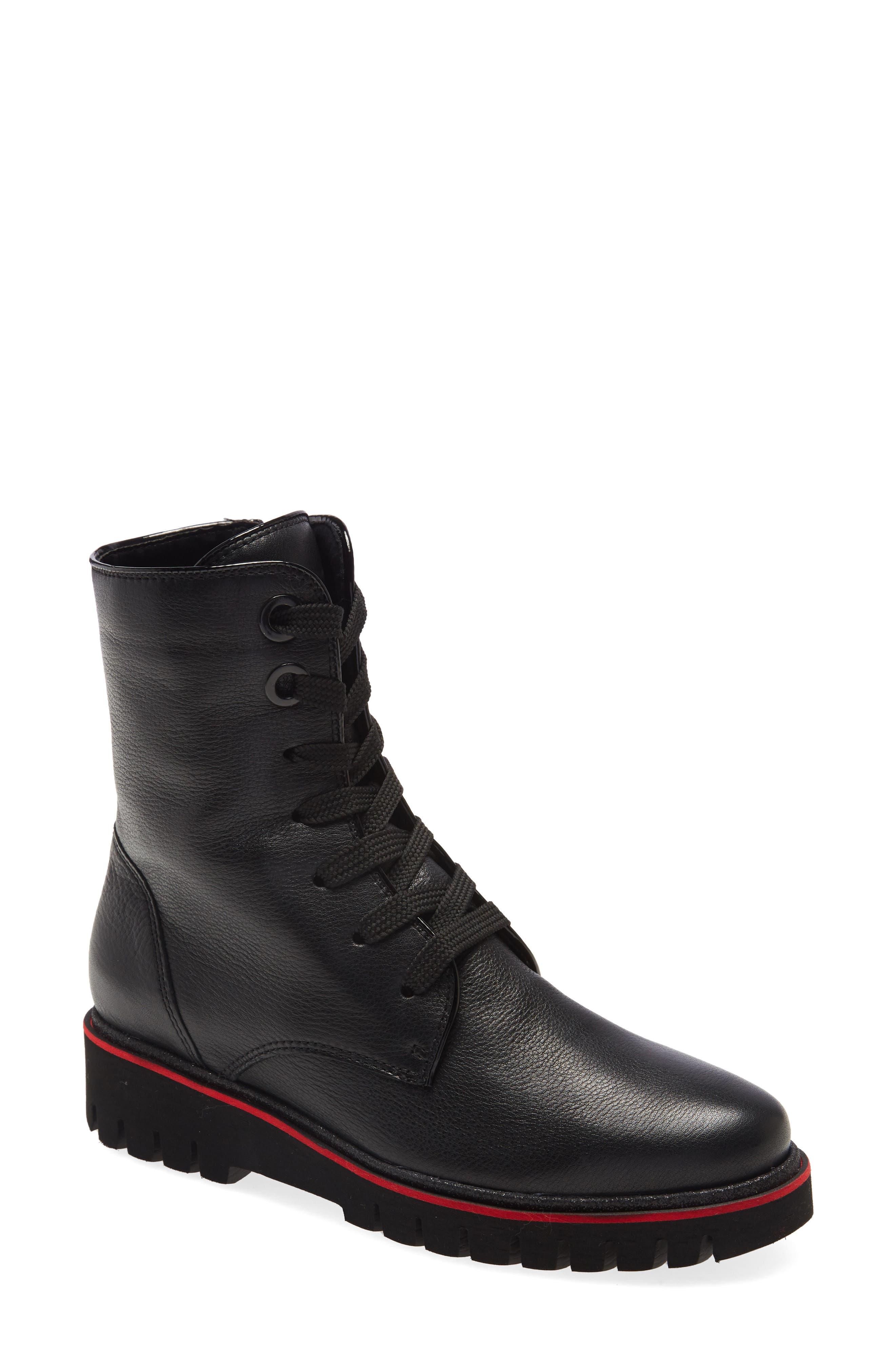 trip lug sole combat boot