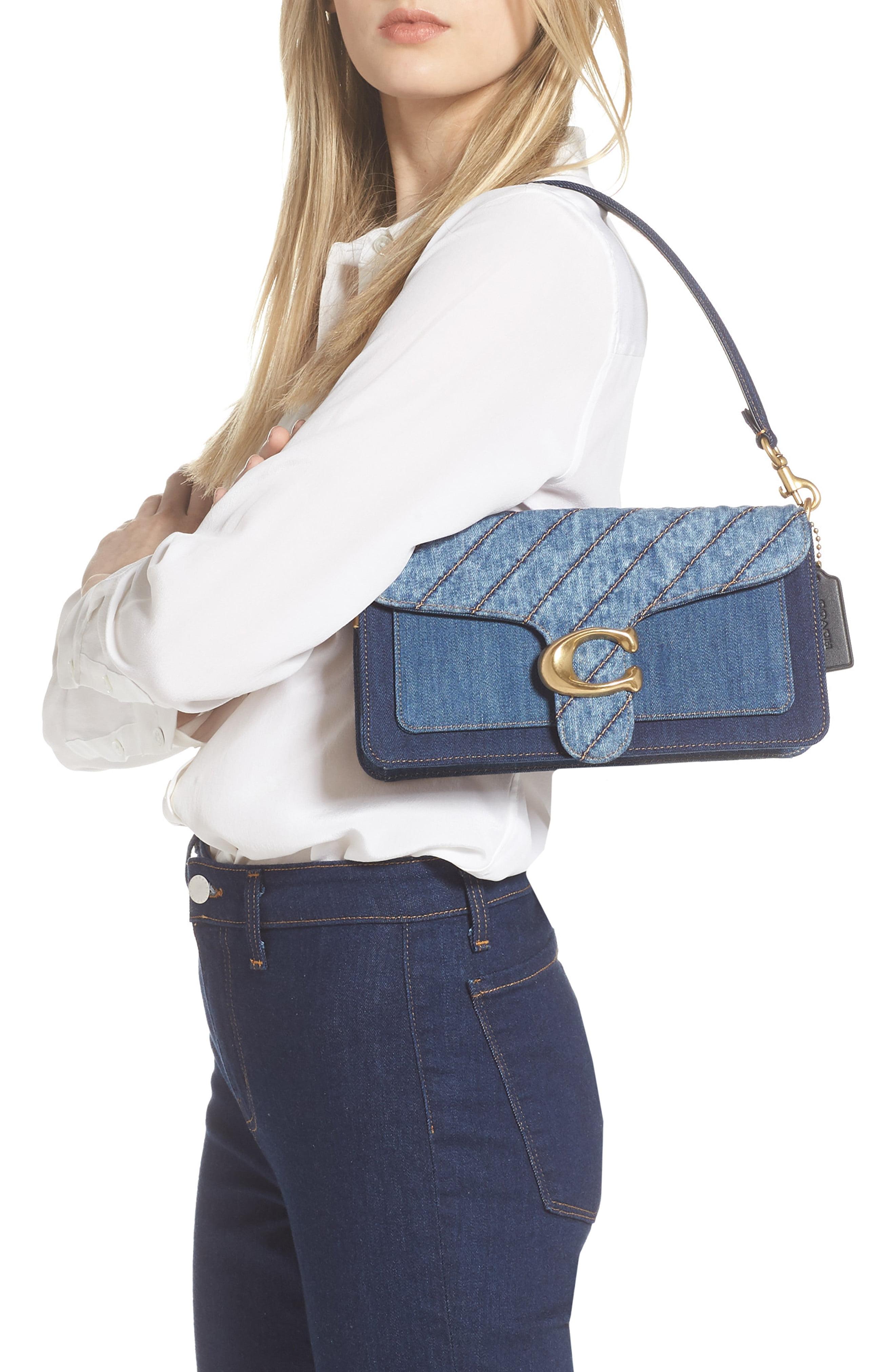 coach denim crossbody bag