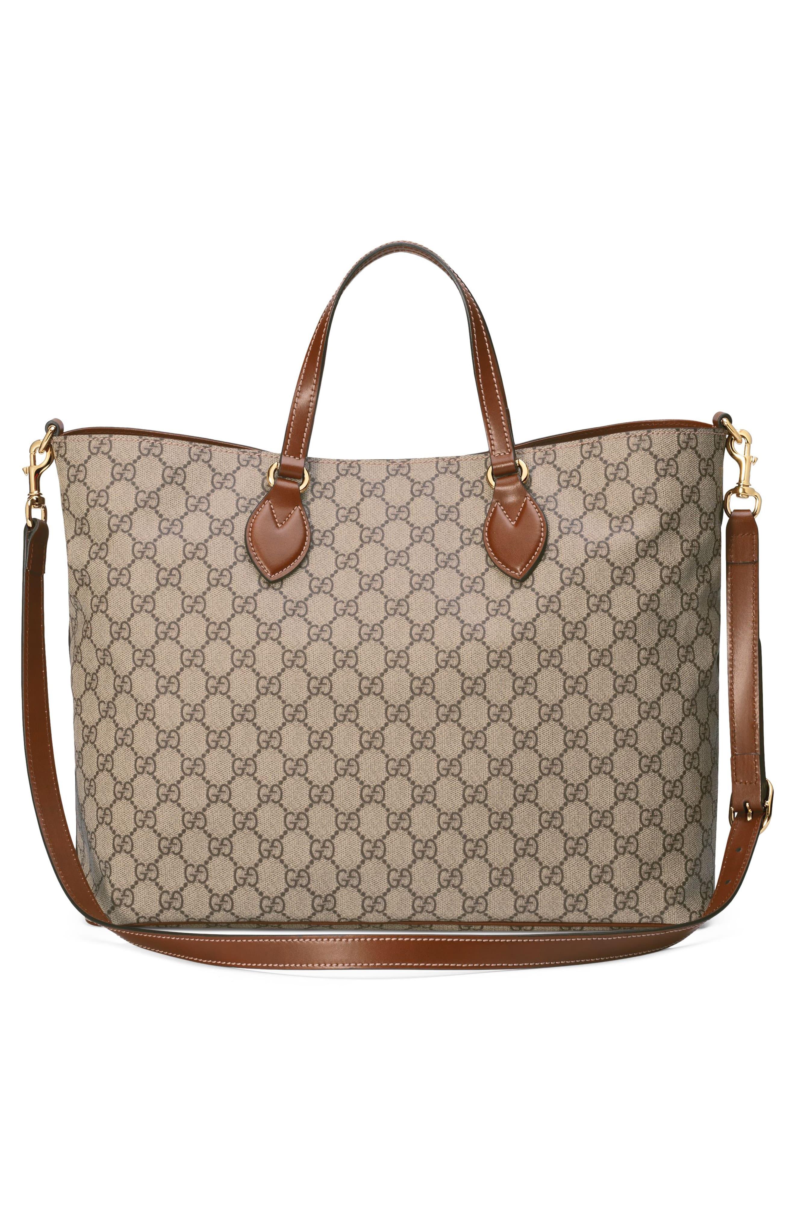 gucci supreme soft canvas tote