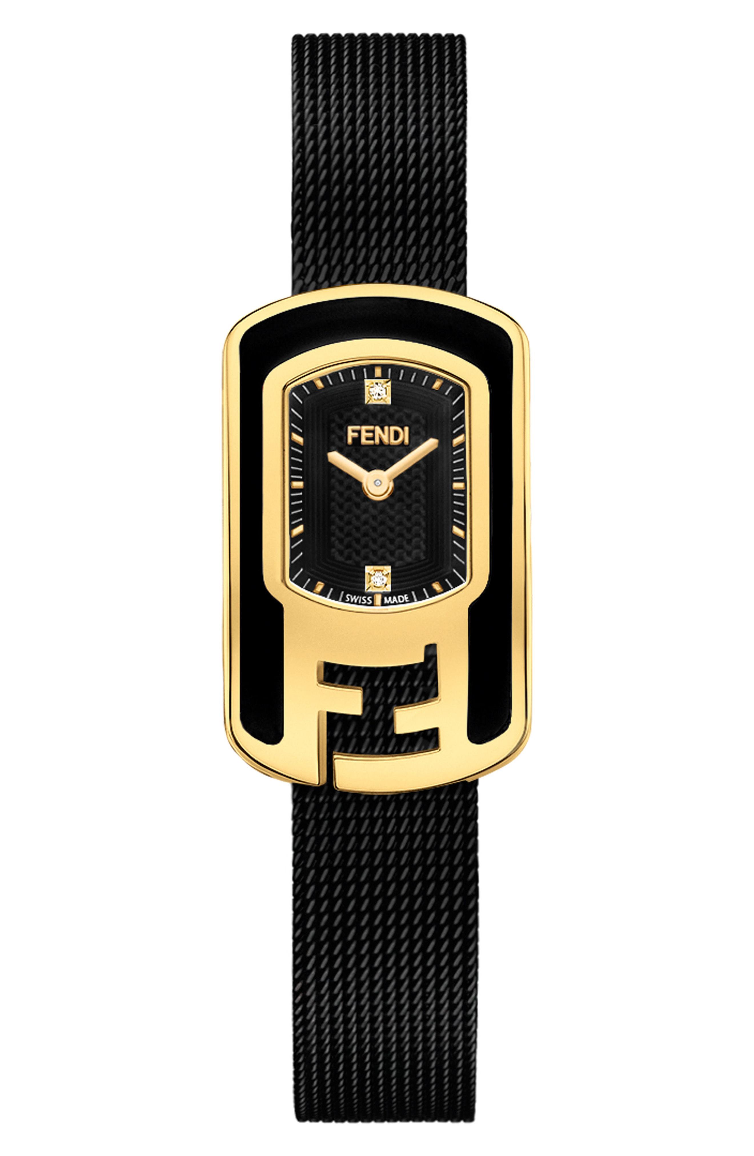 fendi black watch