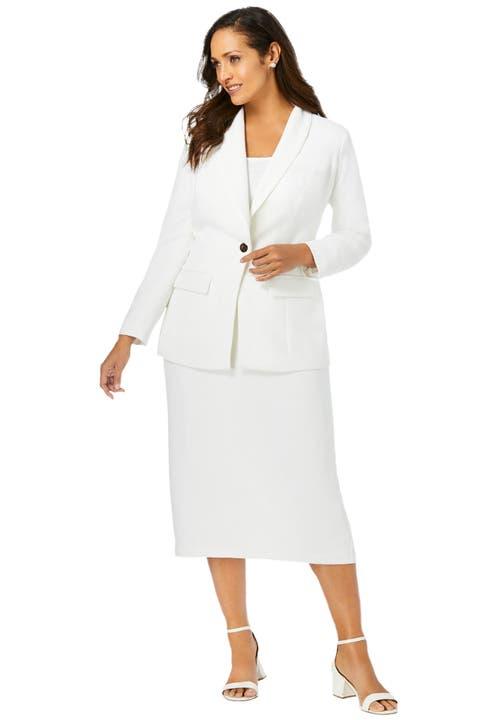 White Skirt suits for Women Lyst