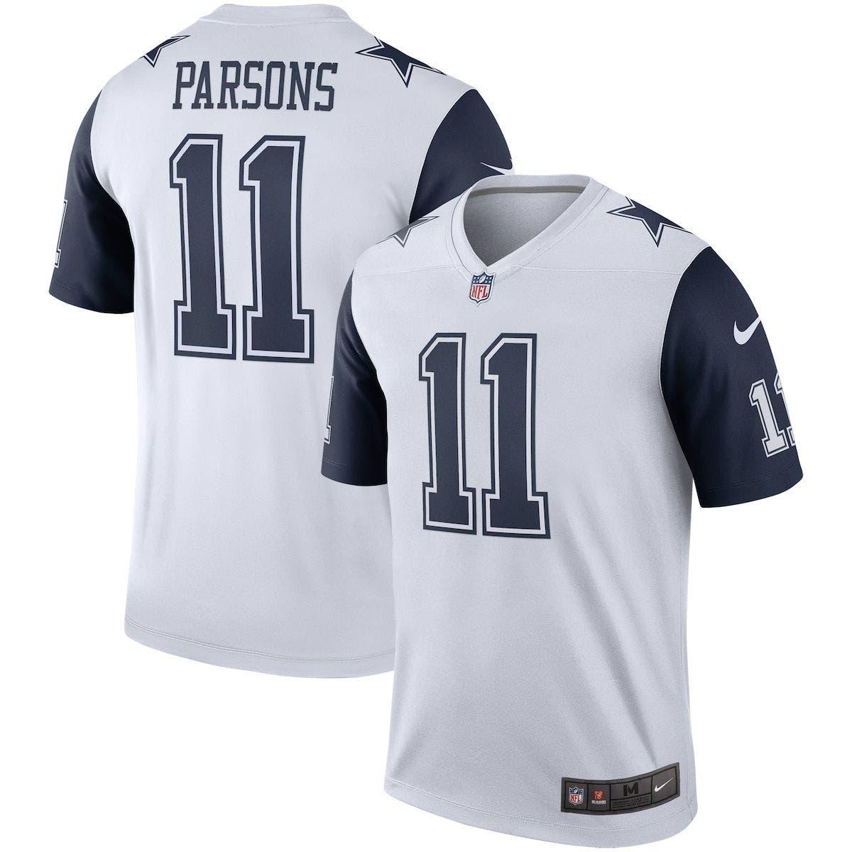 Nike Micah Parsons White Dallas Cowboys Alternate Legend Jersey At