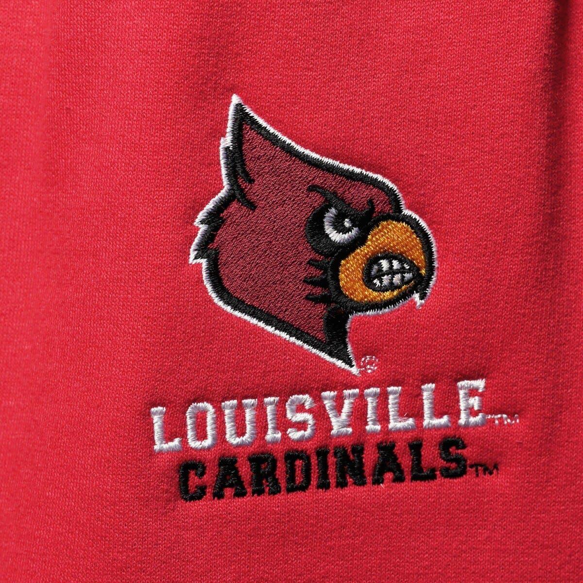 Champion Louisville Cardinals Mens Red Arch Long Sleeve Crew Sweatshirt