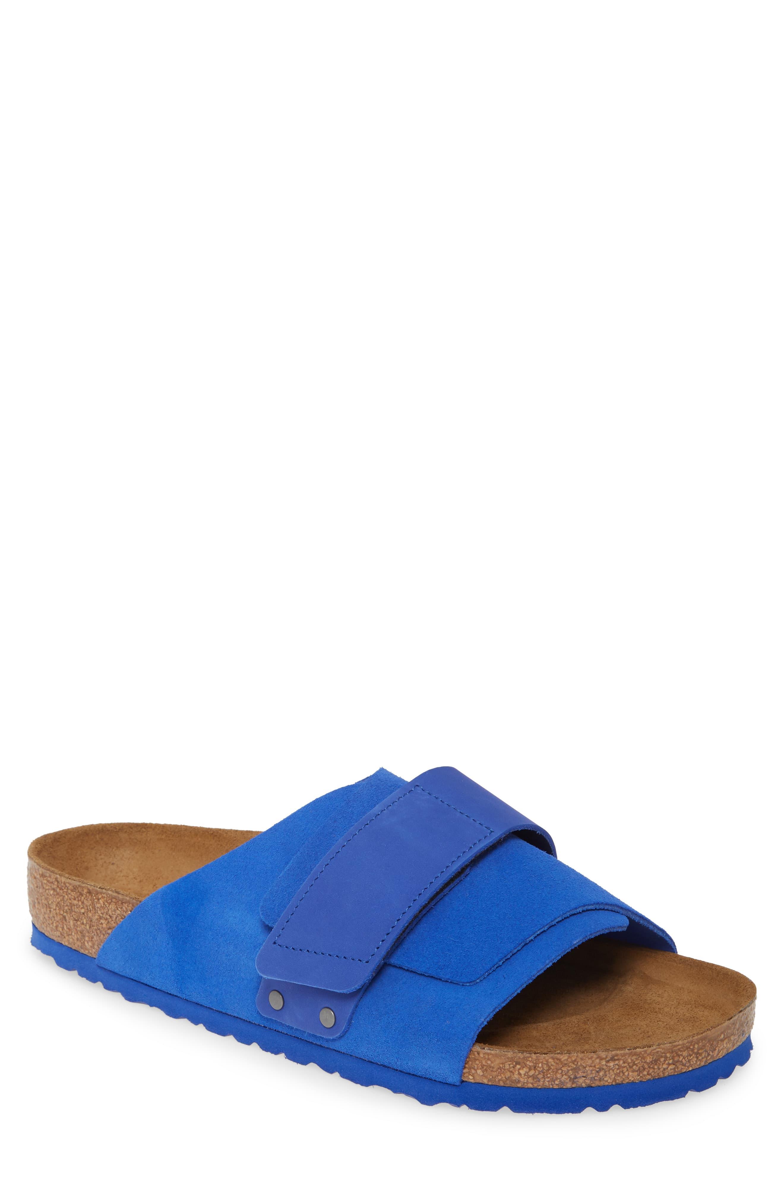 royal blue birkenstock sandals