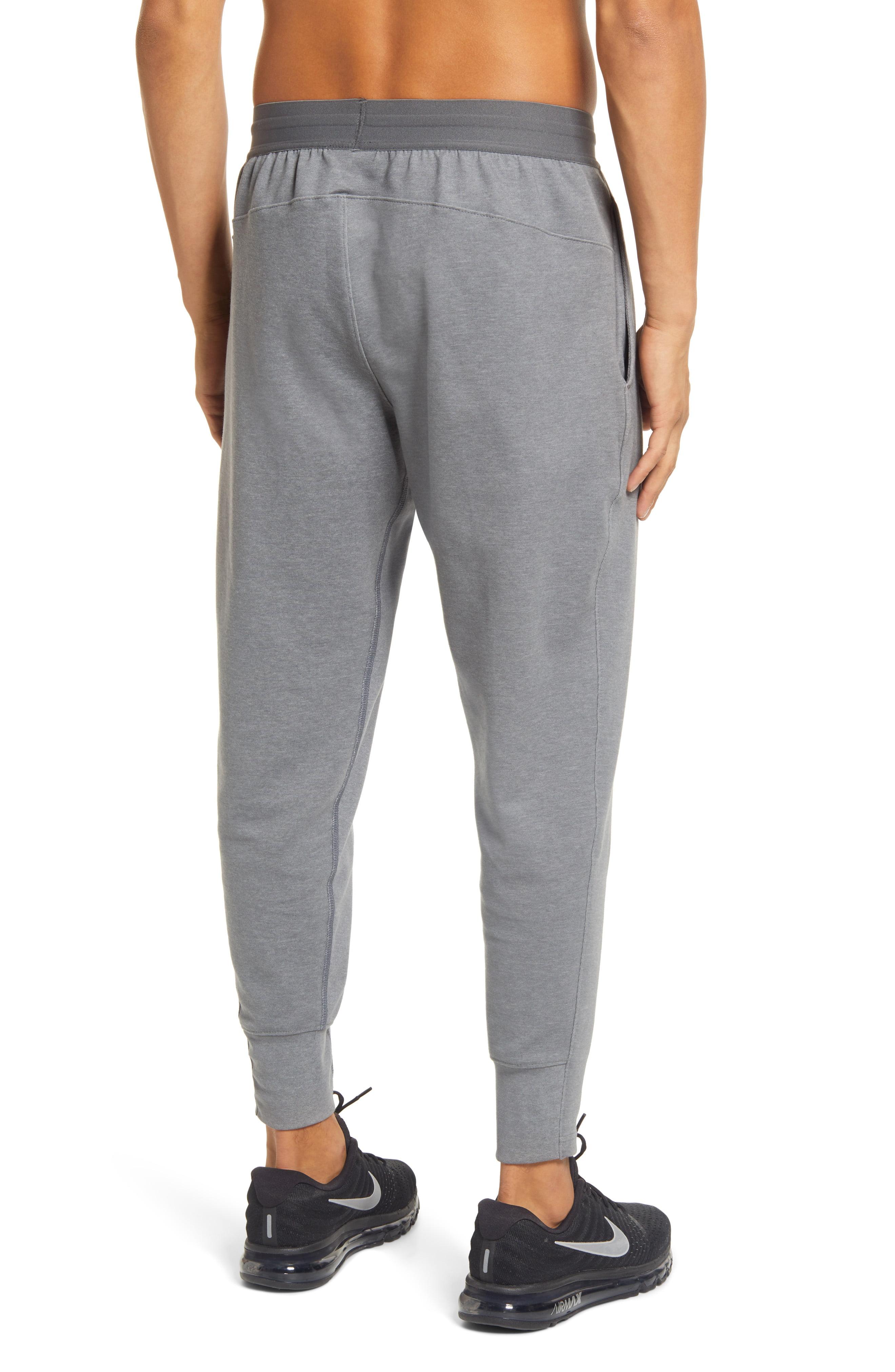 Nike Restore Dri-fit Fleece Yoga Pants in Iron Grey/ Heather/ Black ...