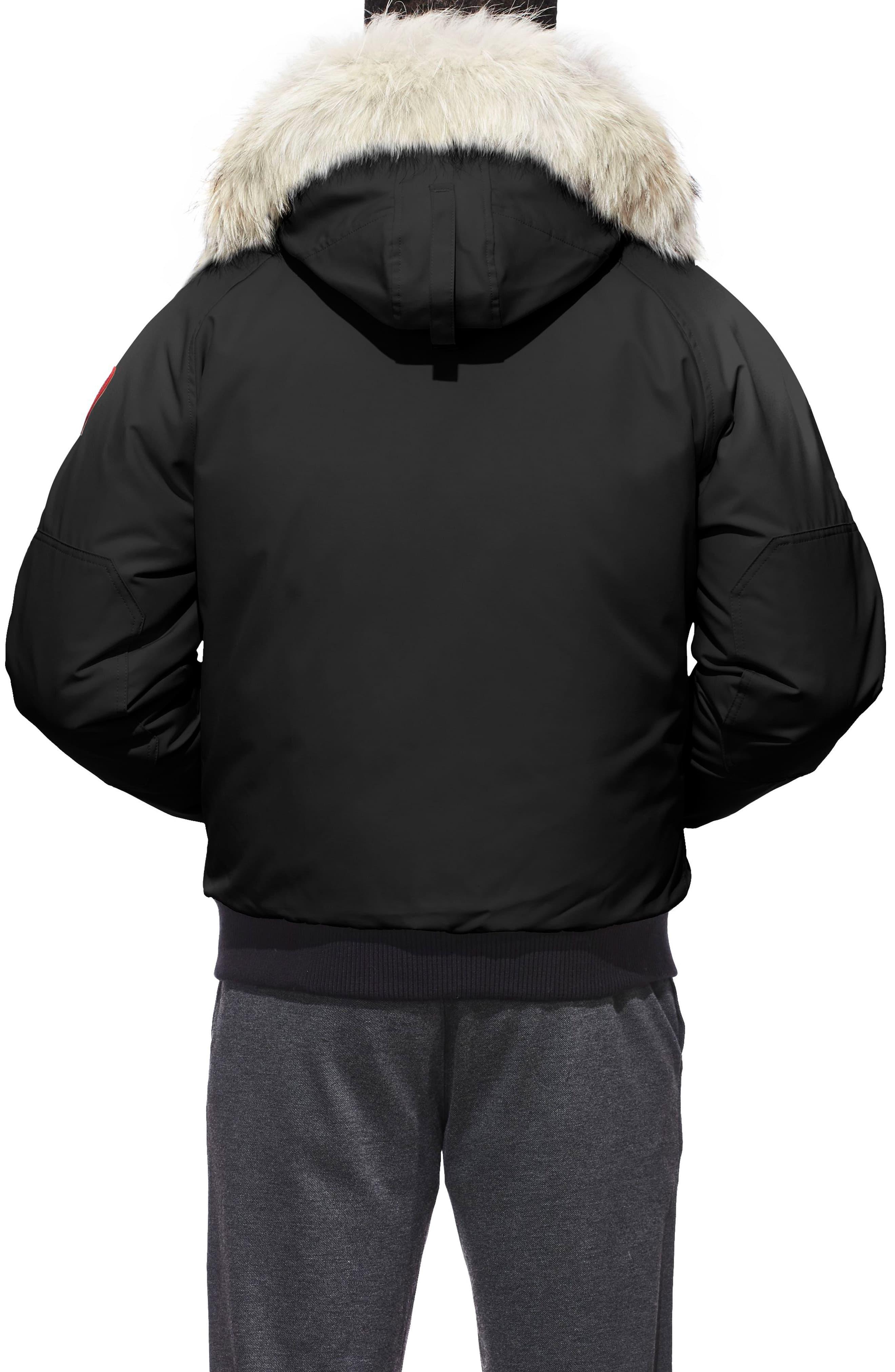 Canada Goose Fur Pbi Chilliwack Regular Fit Down Bomber Jacket With