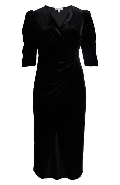 Chelsea28 velvet midi dress discount