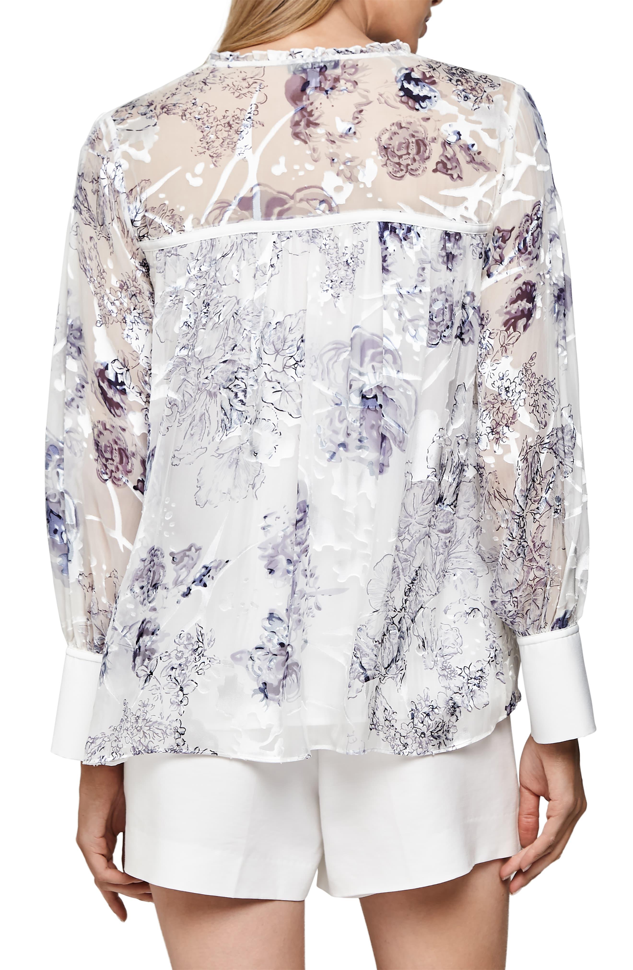 reiss burnout blouse