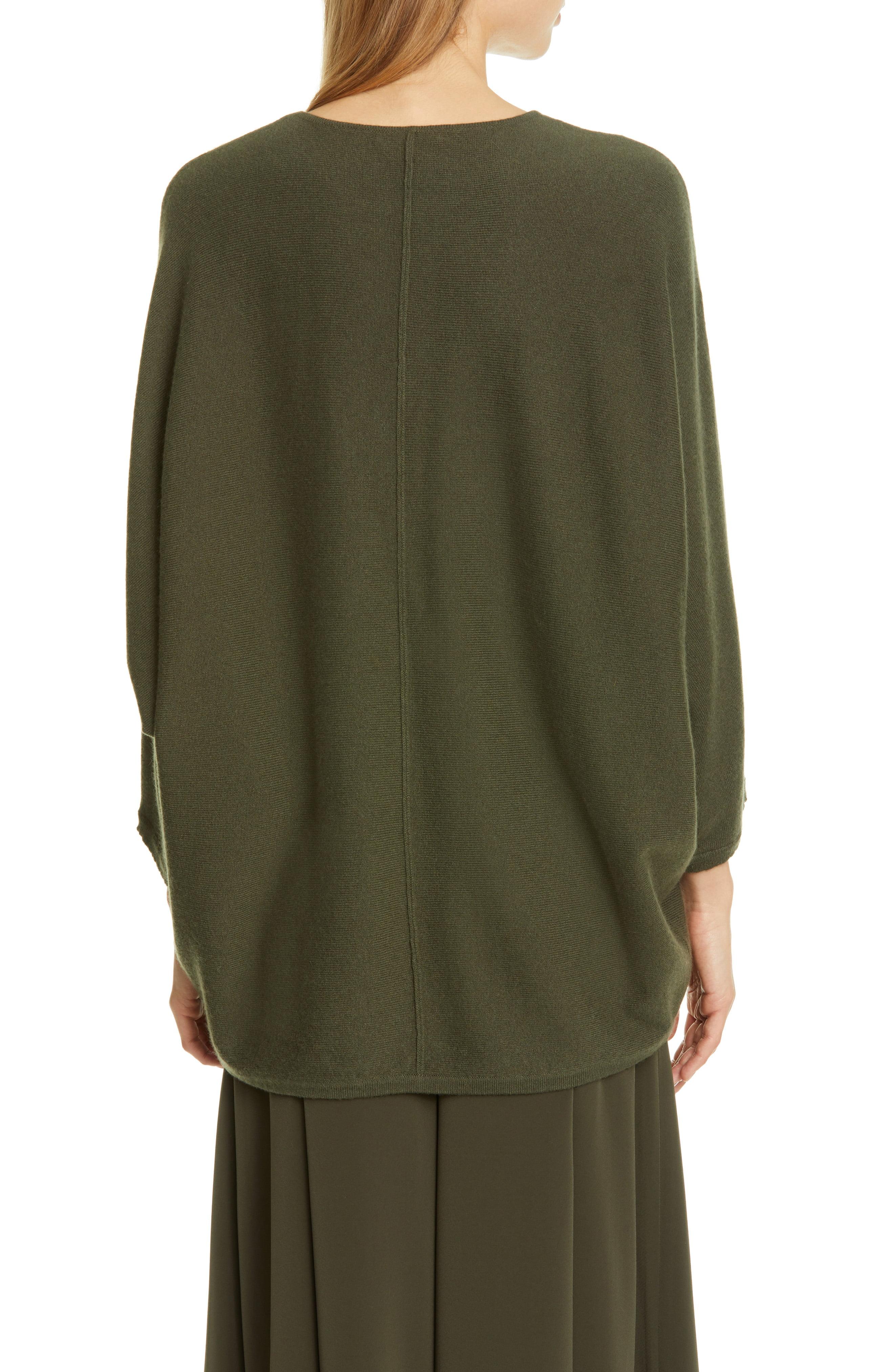 Co. Dolman Sleeve Cashmere Sweater in Olive (Green) - Lyst