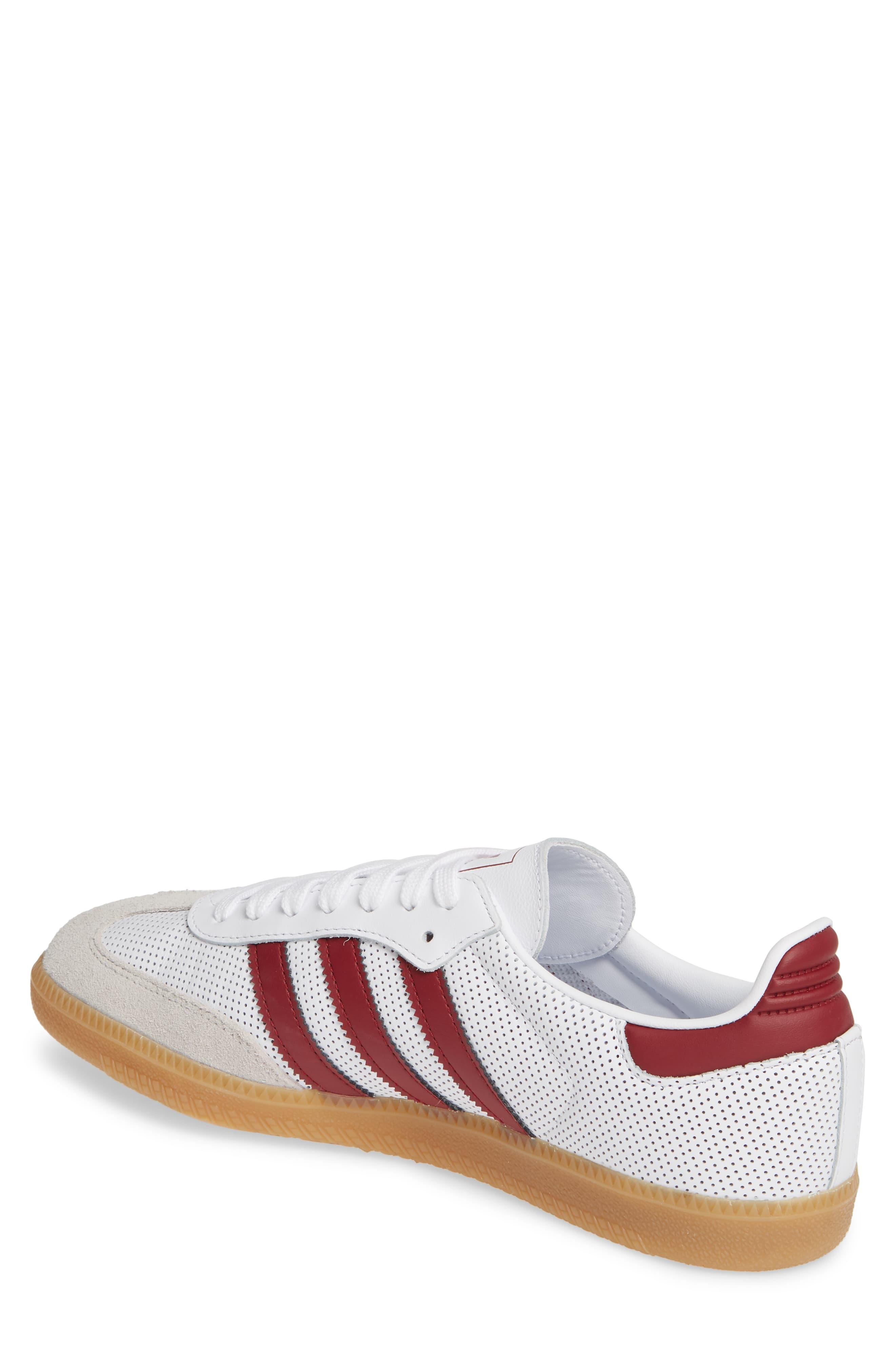 adidas samba og burgundy