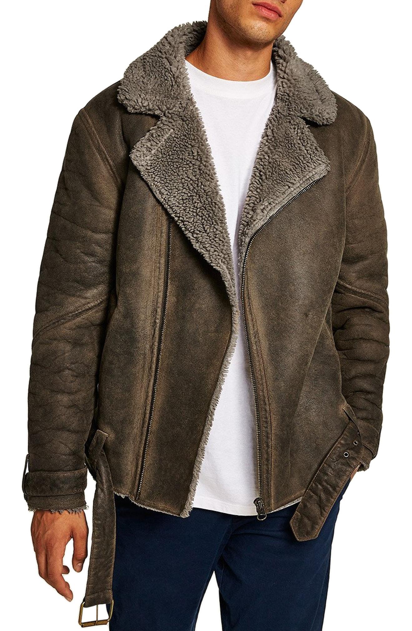 Topman shearling Clearance