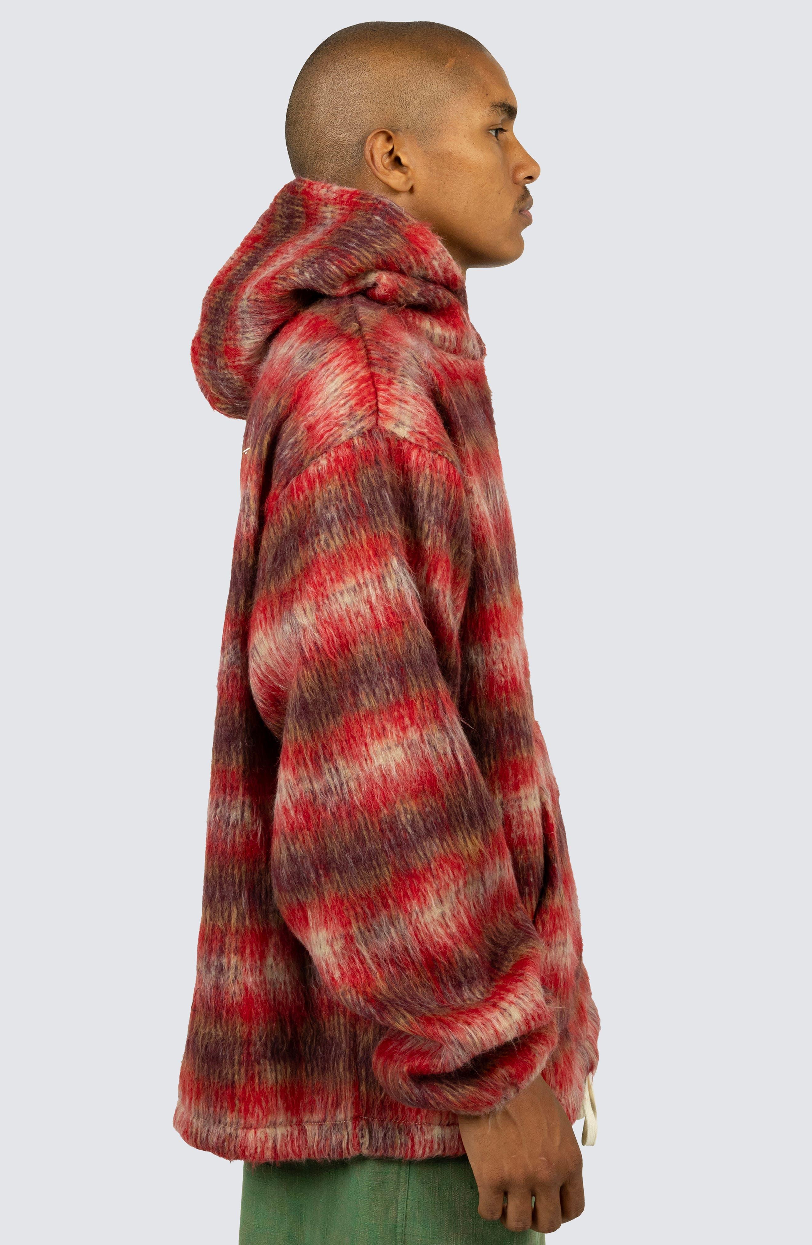Pleasures Nameless Poncho Hoodie in Red for Men | Lyst