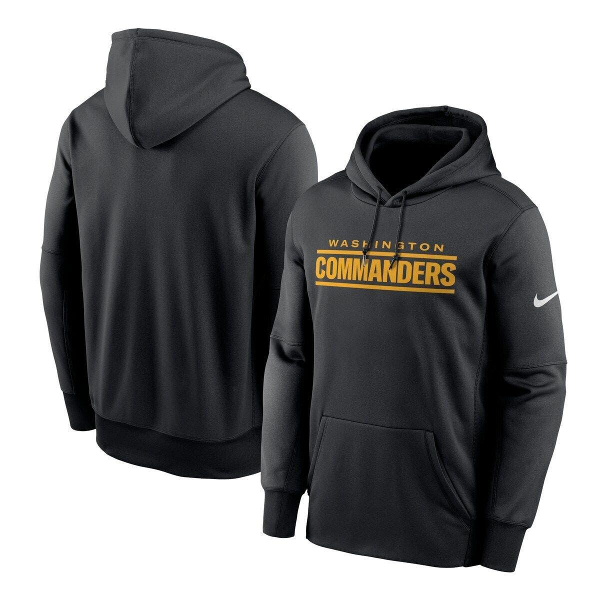 Men's Nike Black Washington Football Team Sideline Performance Pullover Sweatshirt Size: Small