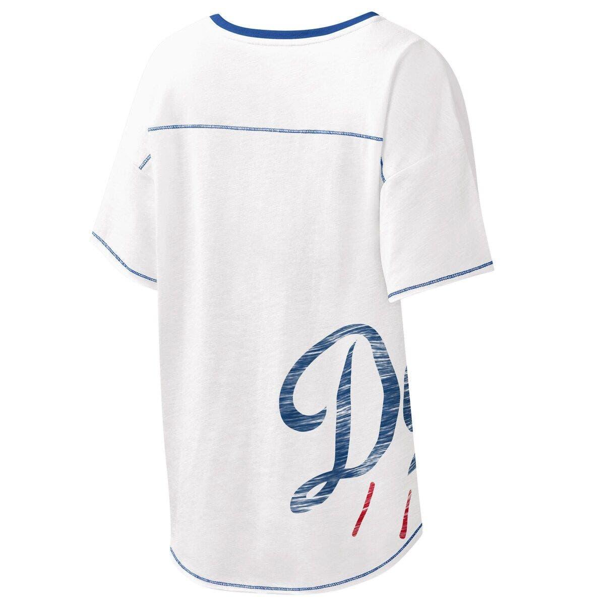 Women's Starter White Milwaukee Brewers Perfect Game V-Neck T-Shirt Size: Small