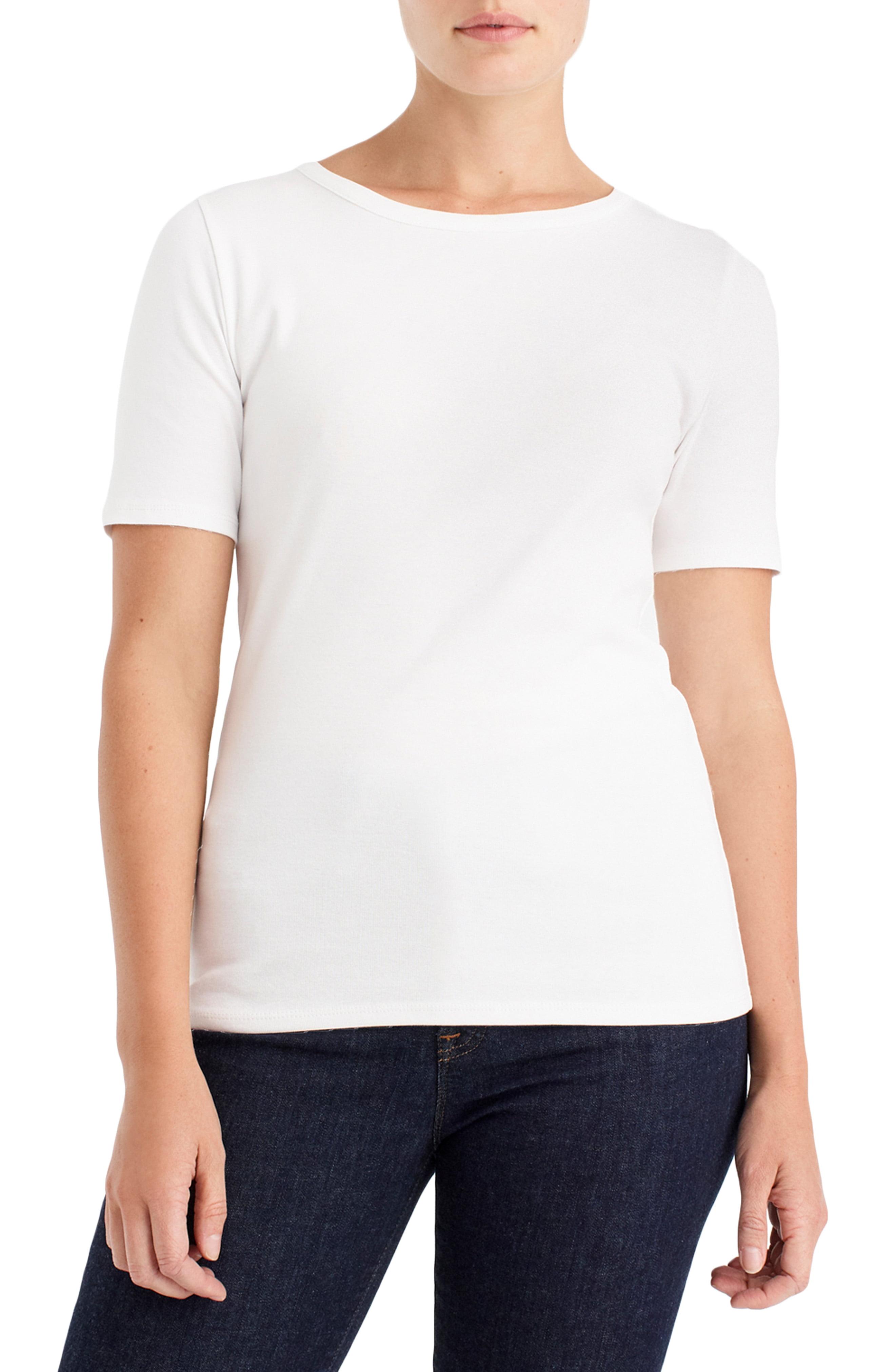 J.Crew New Perfect Fit Tee in White - Lyst