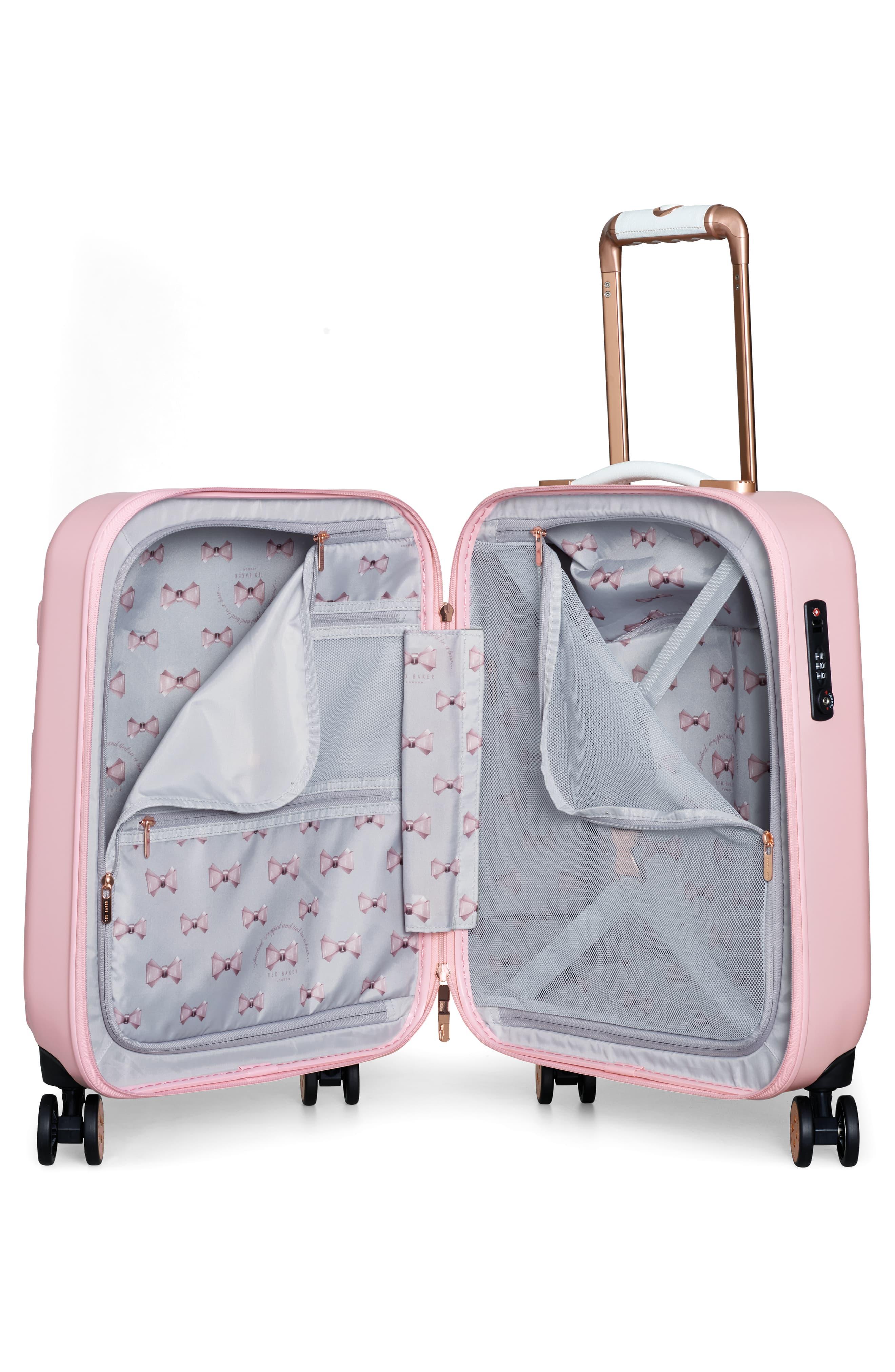 ted baker pink bow suitcase