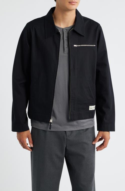 Merz B. Schwanen Organic Cotton Twill Work Jacket in Black for Men