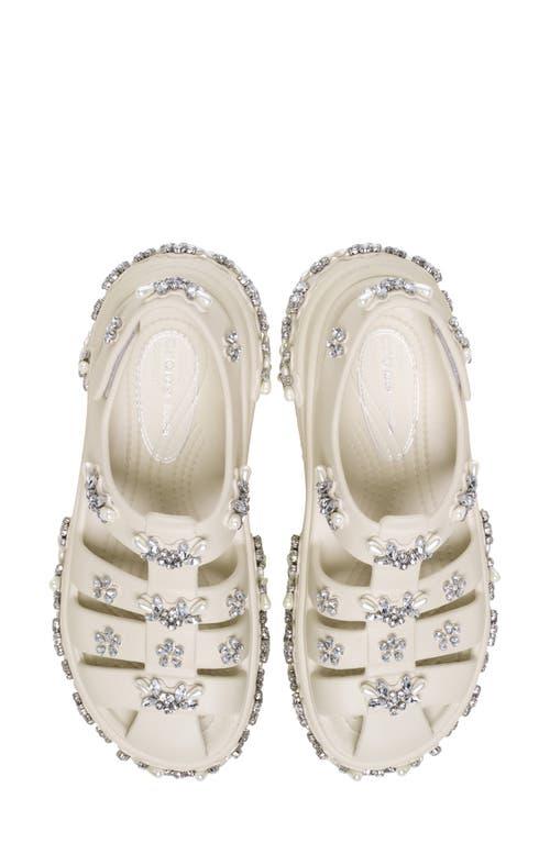 Crocs™ X Simone Rocha Stomp Platform Fisherman Sandal in