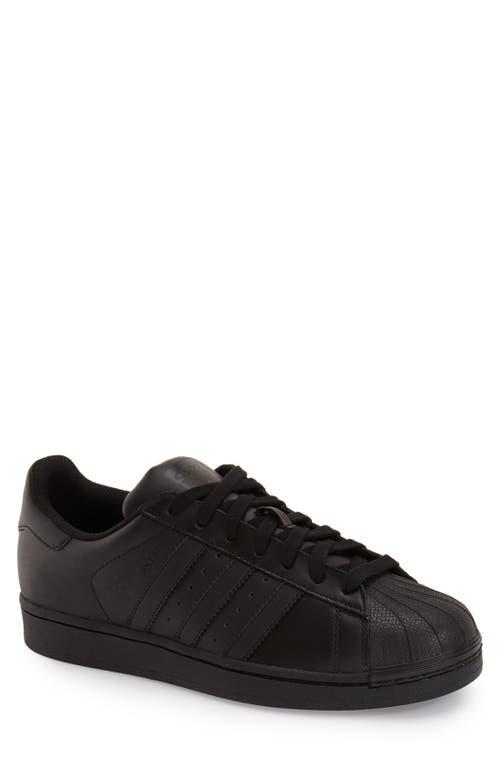 Adidas white & black superstar foundation trainers online