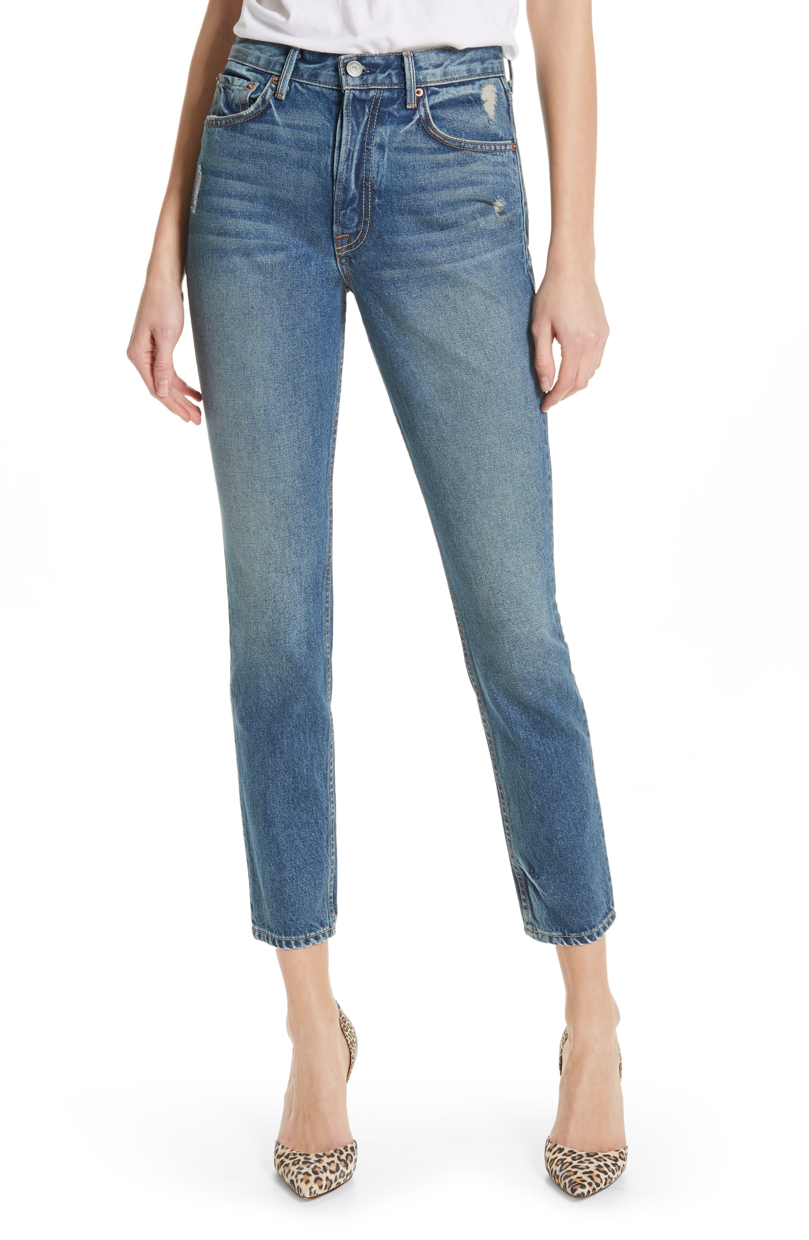 GRLFRND Denim Karolina High Waist Skinny Jeans in Blue - Lyst