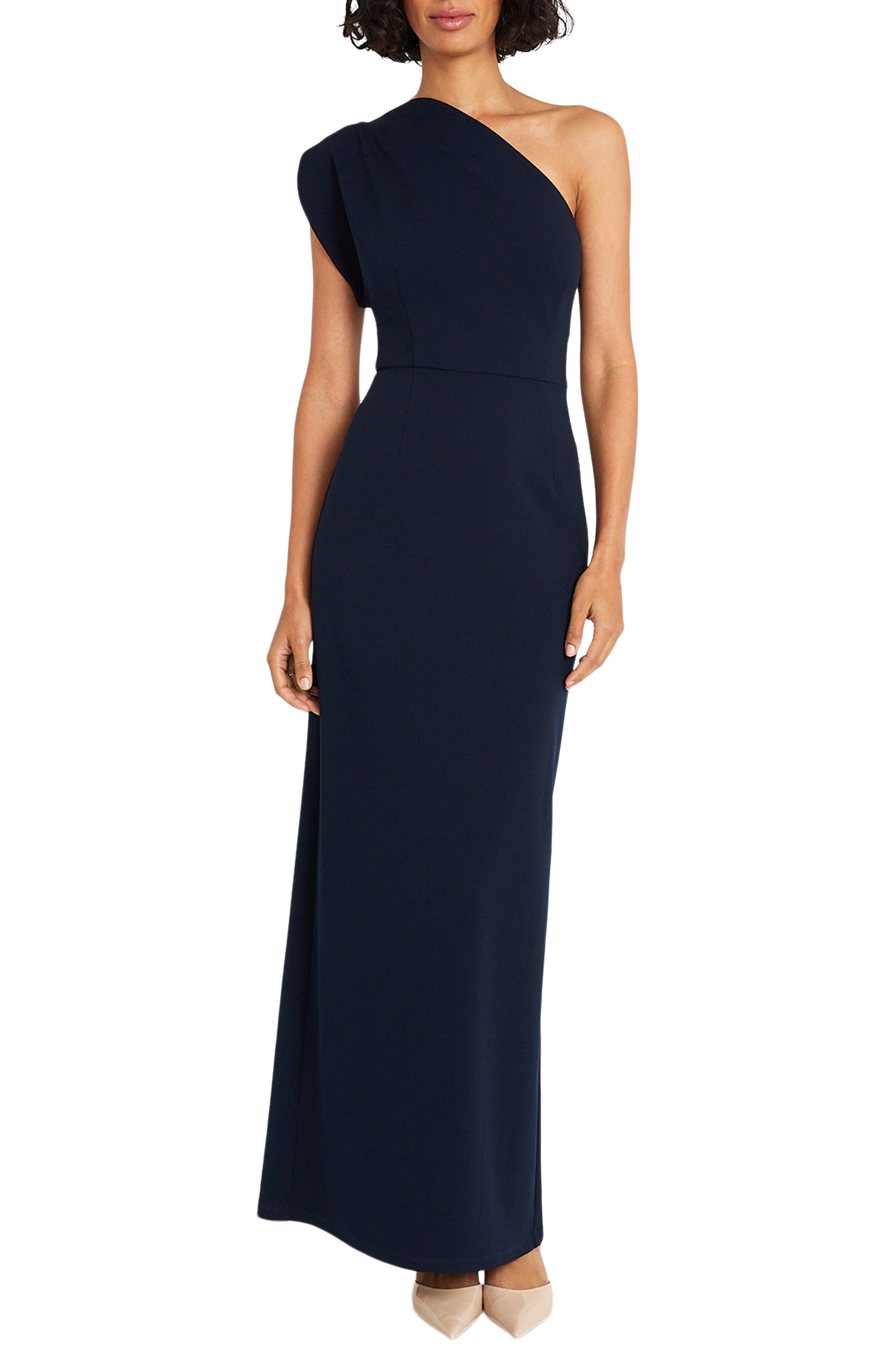 Maggy london one shoulder dress sale