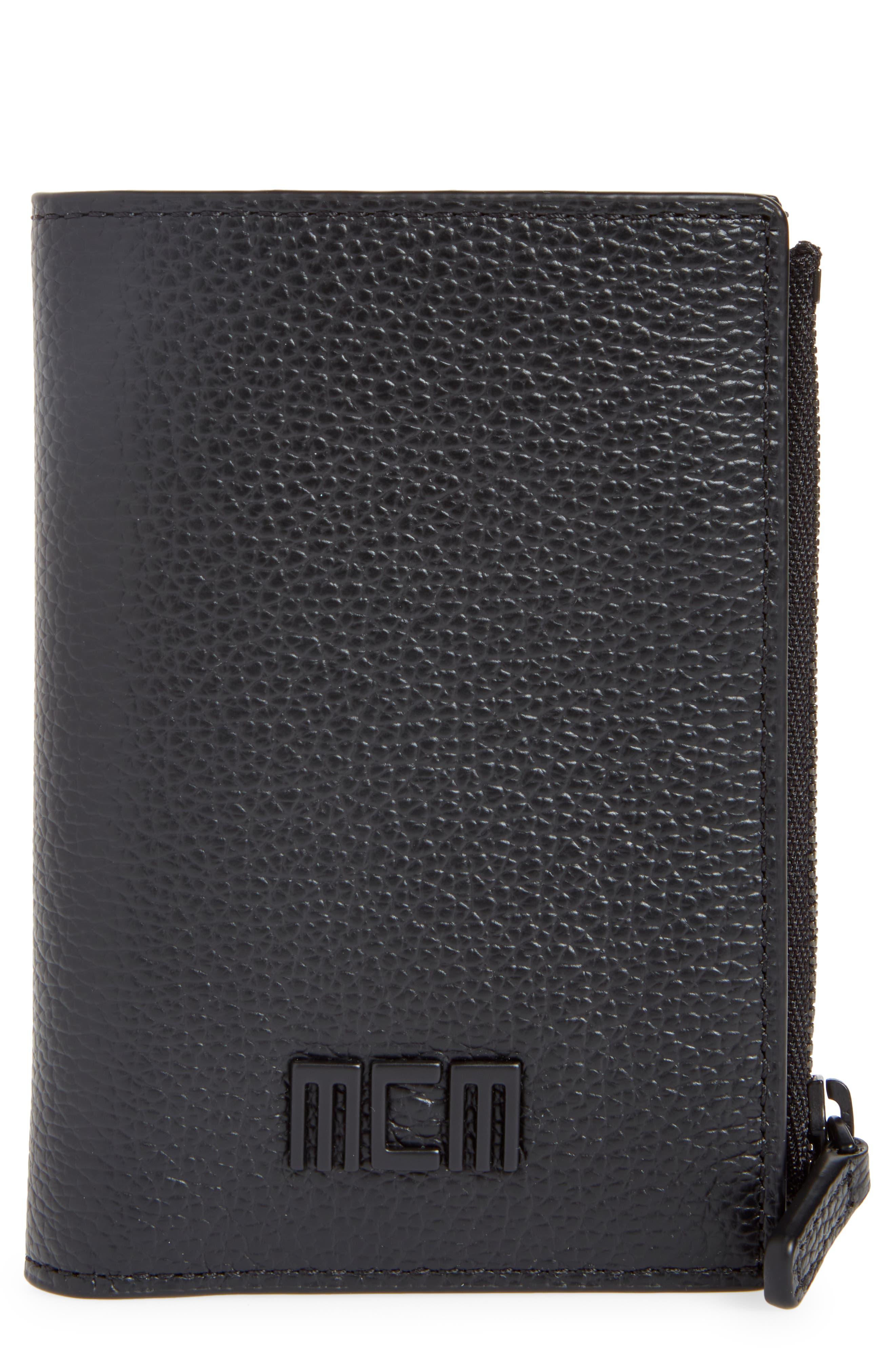 MCM Tech Bifold Wallet in Black Lyst