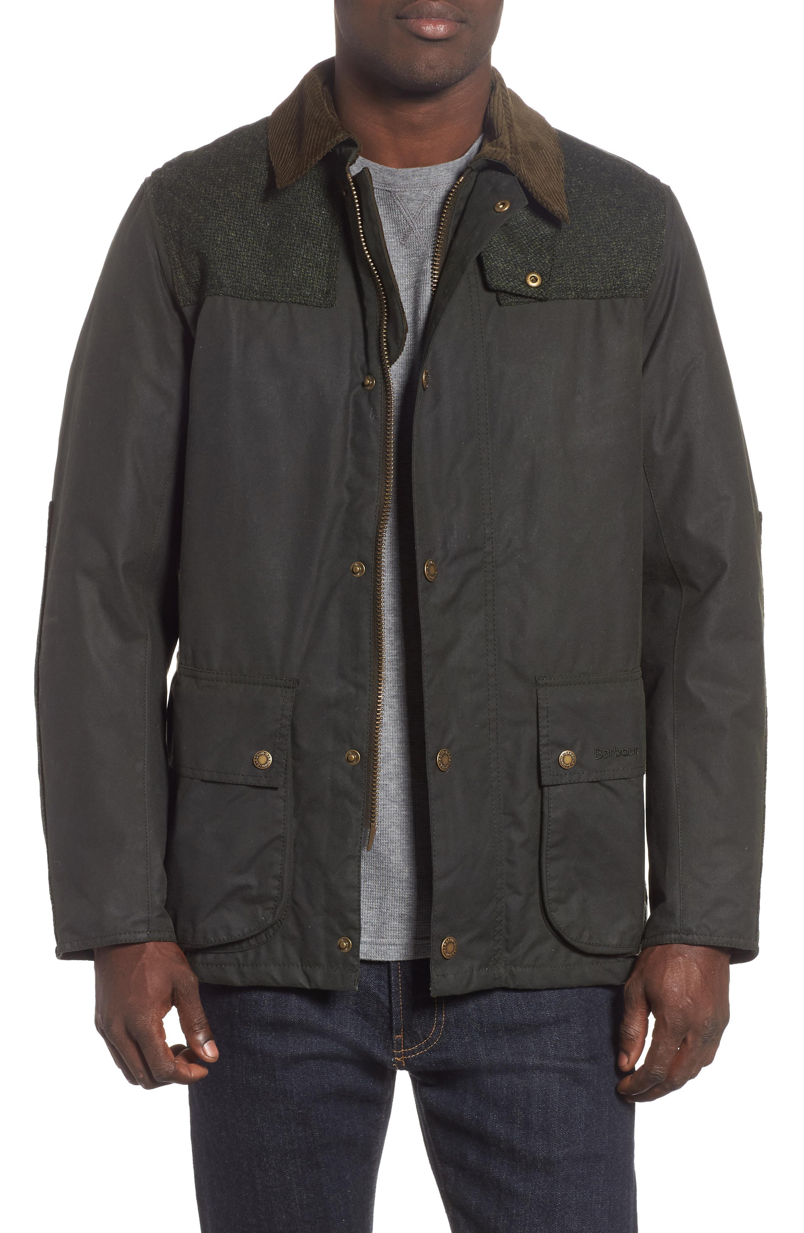 barbour wight waxed cotton jacket