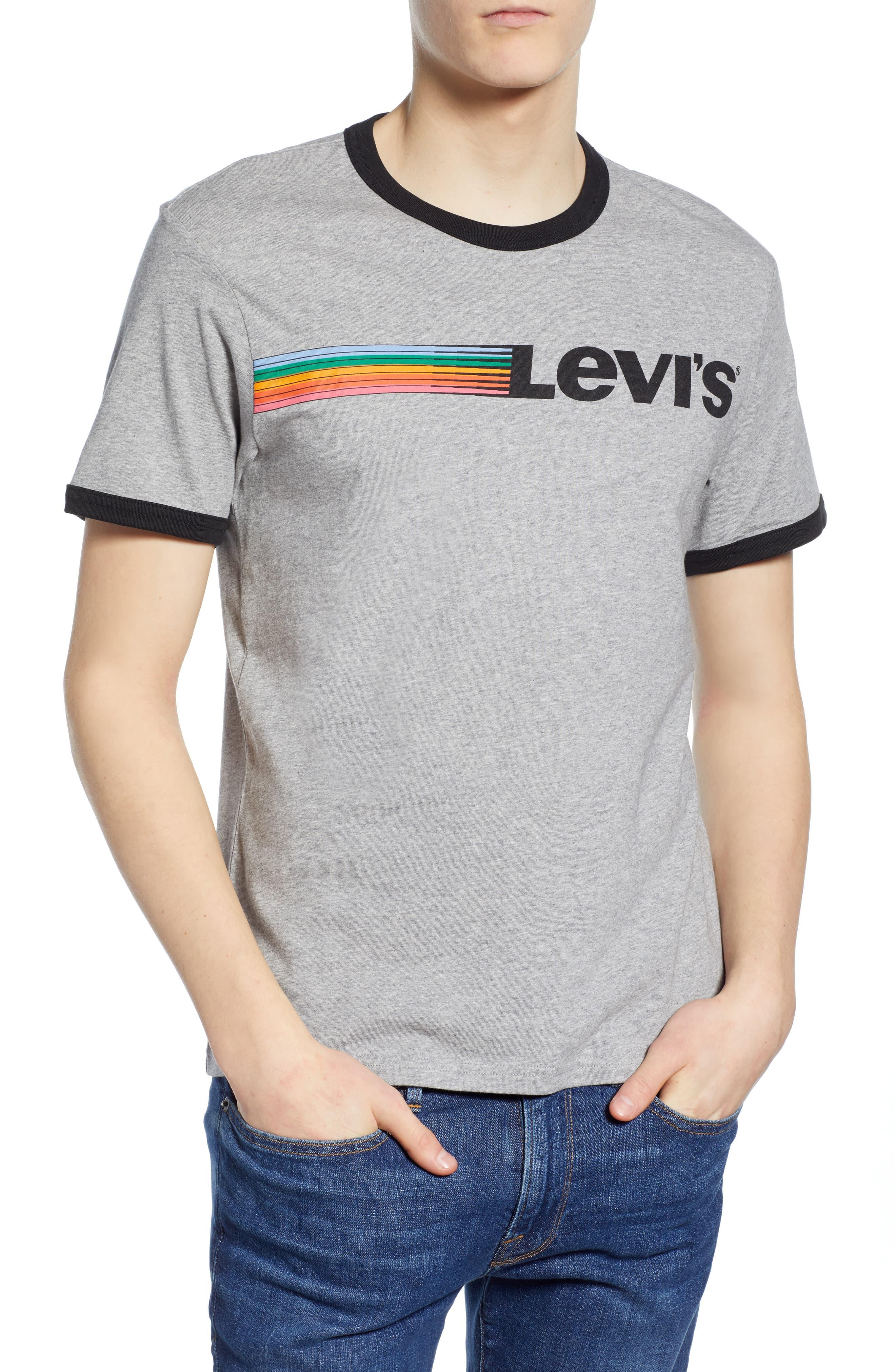 levi's pride ringer tee