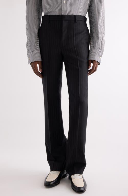 【関税＆送料込み】Givenchy Striped Motif Trousers GIVENCHY Striped cotton and linen-blend pants | NET-A-PORTER