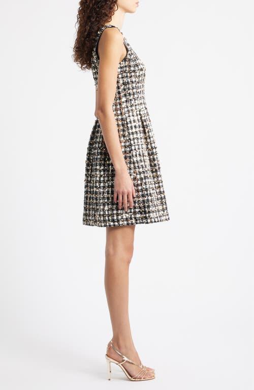 slim fit dress slacks One Kiss White Boucle Mini Dress for Chic Evenings