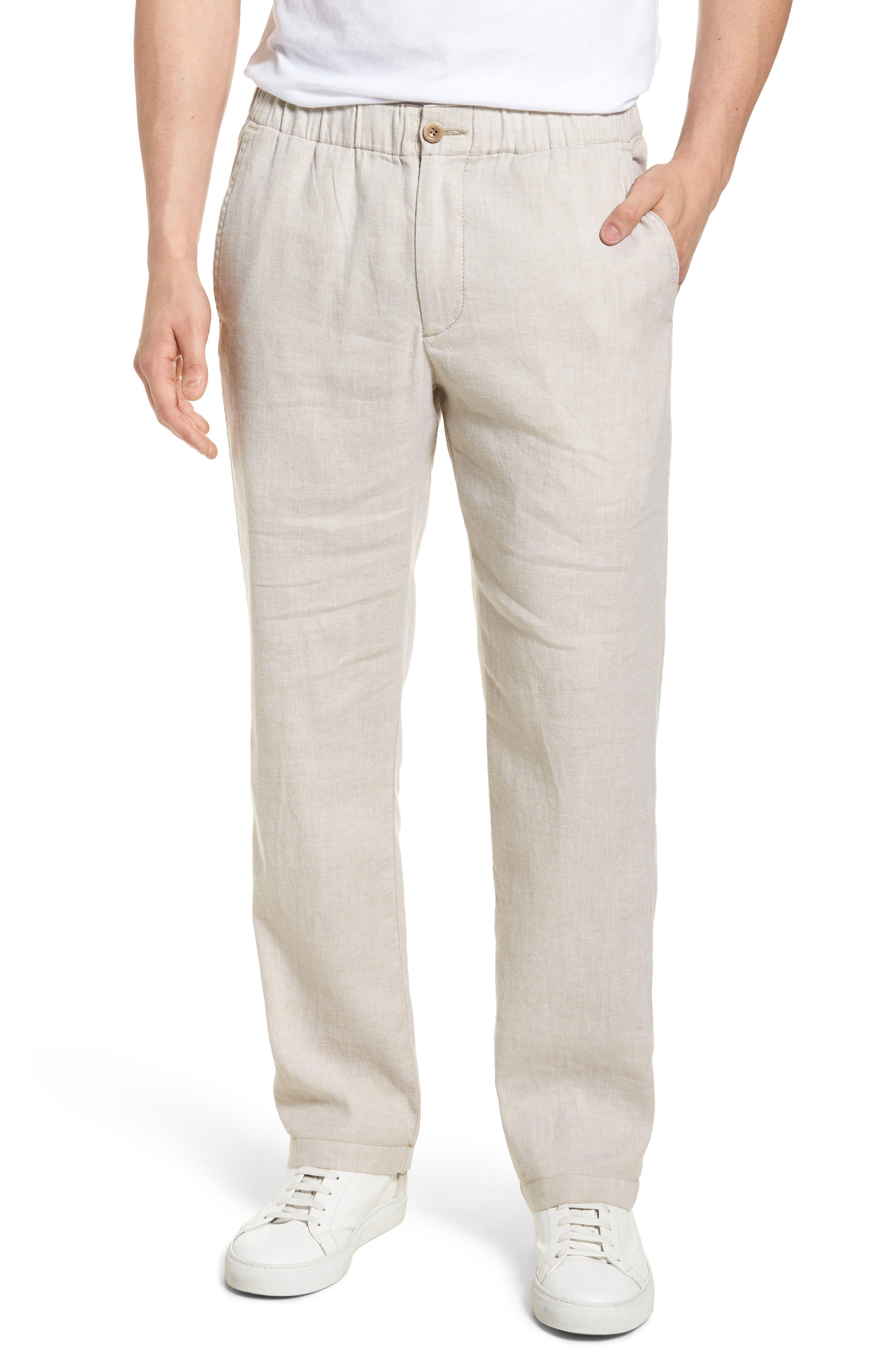 Tommy Bahama Relaxed Fit Linen Pants in Natural for Men | Lyst