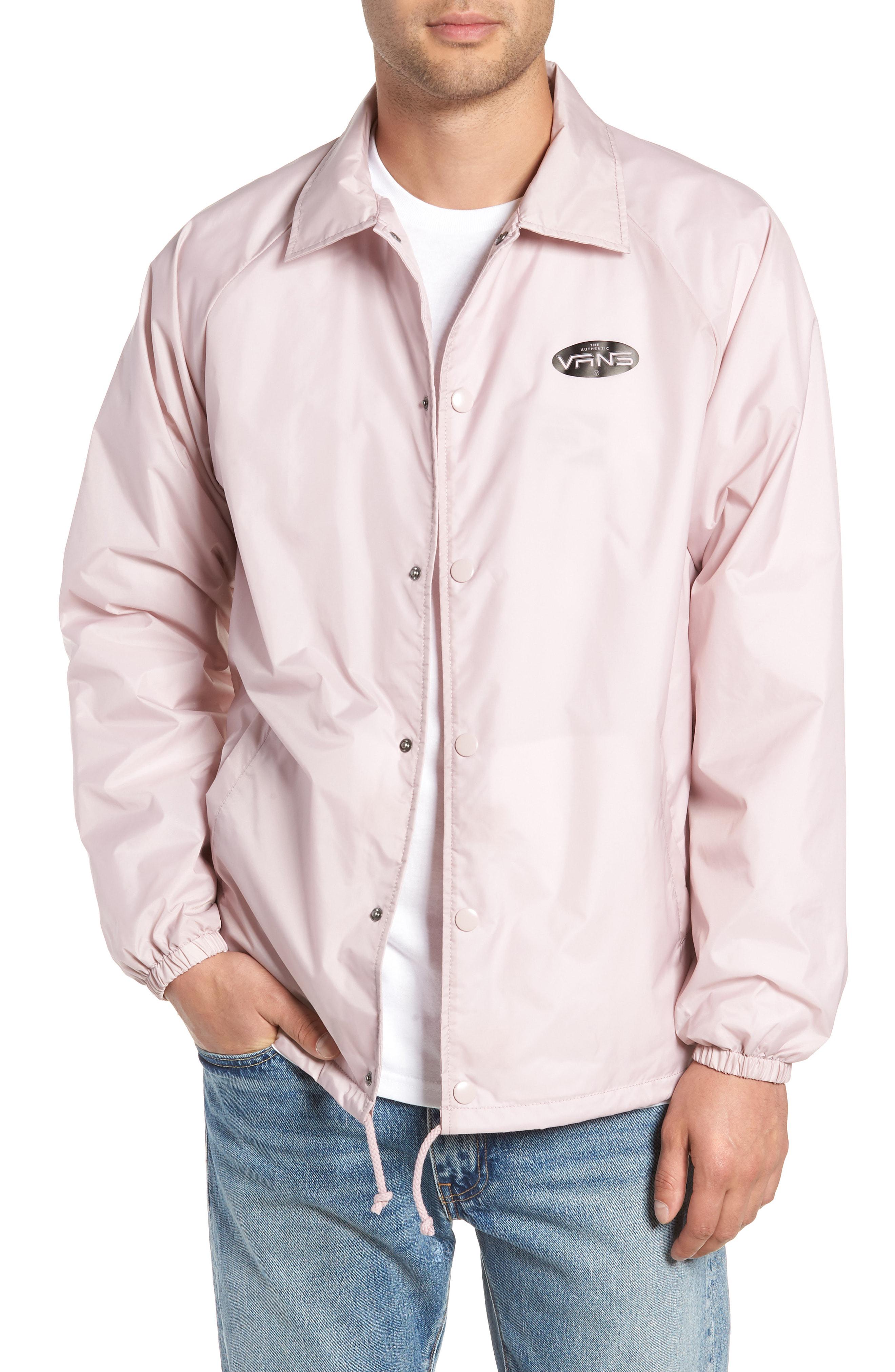 vans jacket pink