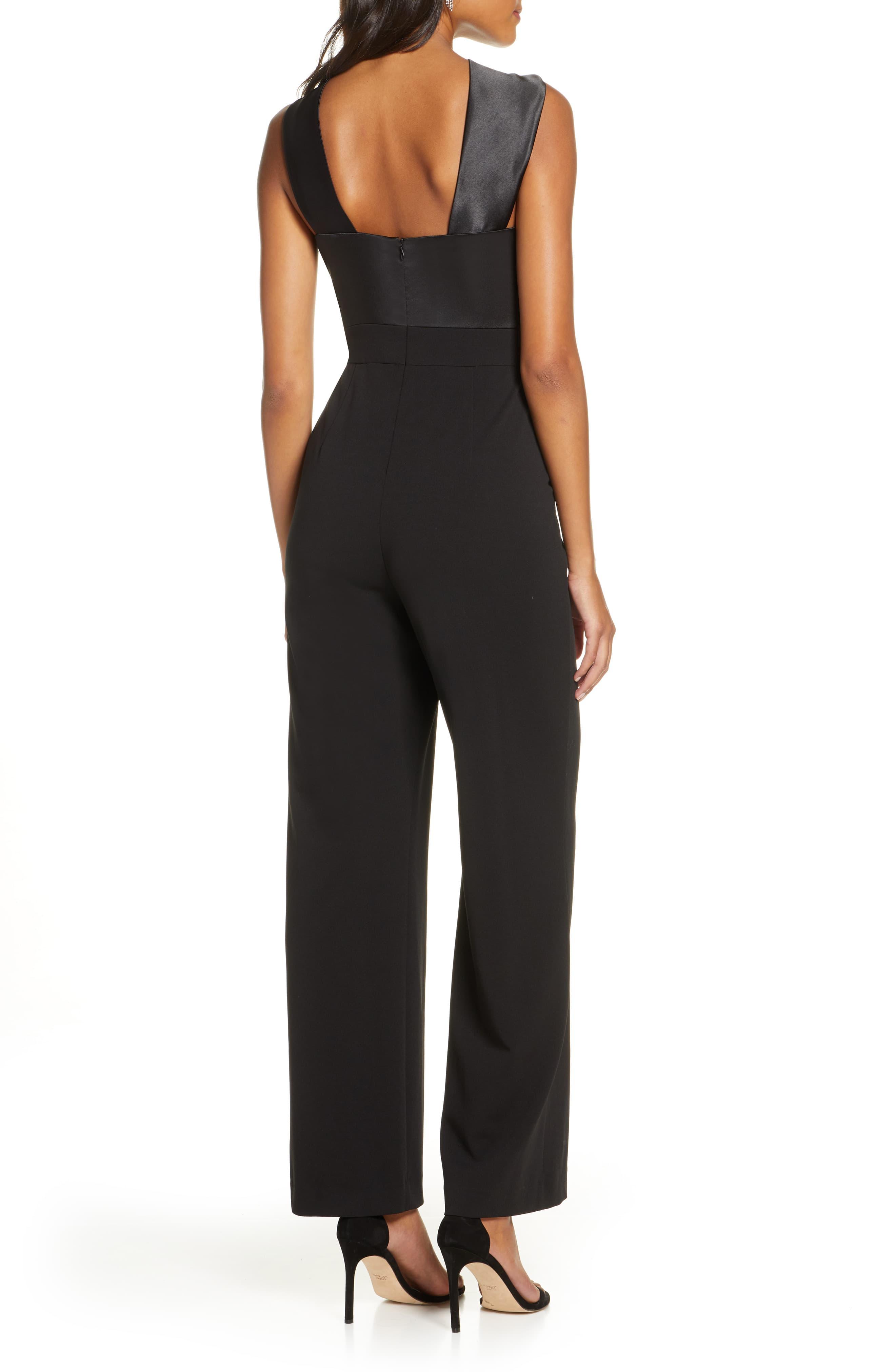 eliza j tuxedo jumpsuit