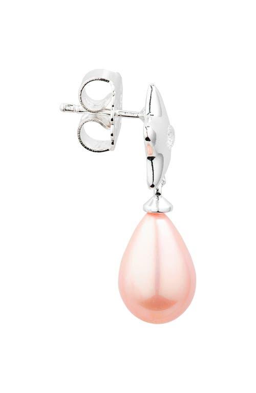 Sandy Liang Cloverdale 2.0 Pearl Drop Earrings in White | Lyst