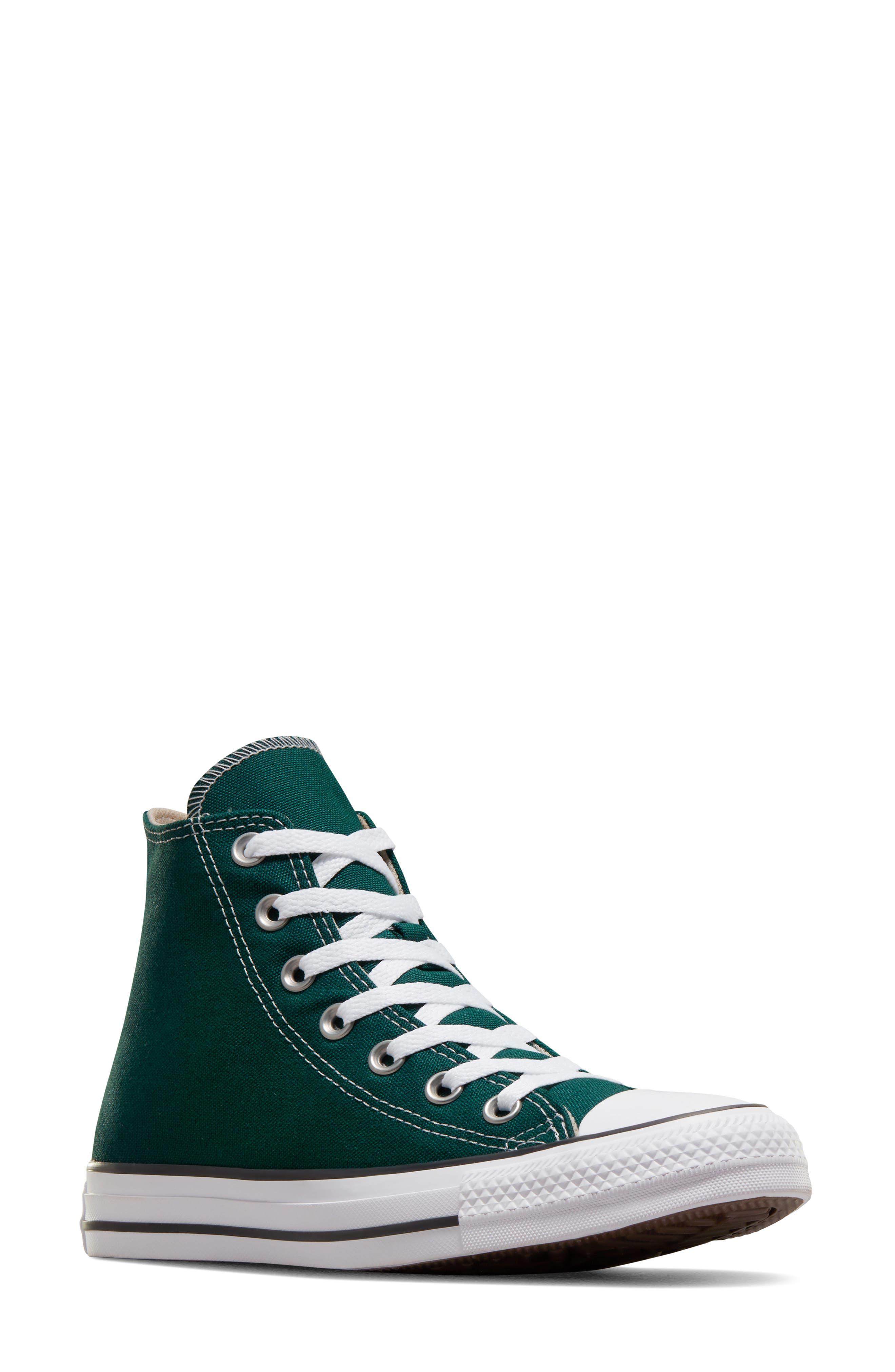 Converse Chuck Taylor® All Star® High Top Sneaker in Green | Lyst