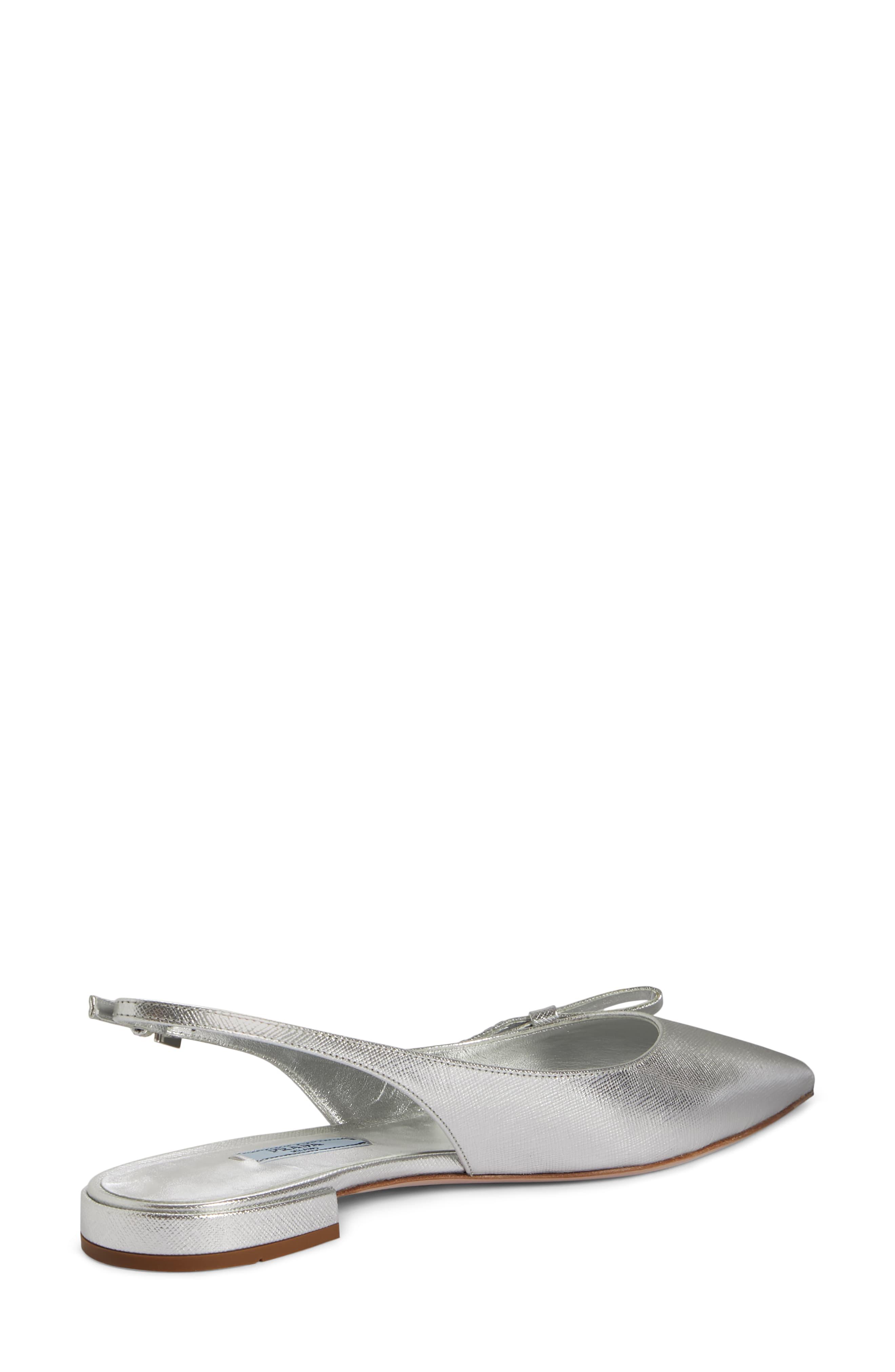 prada etiquette slingback flat
