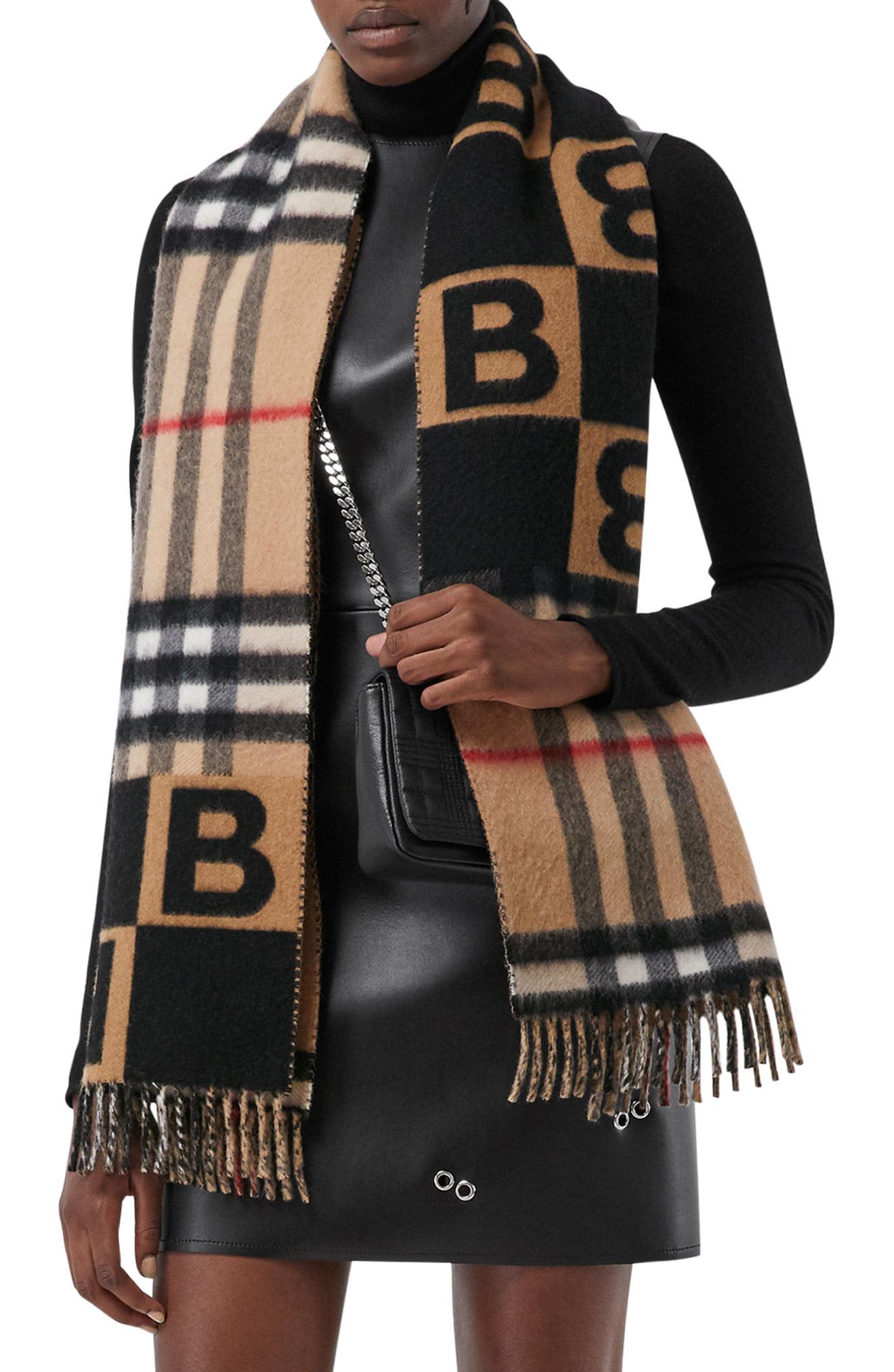 burberry b scarf
