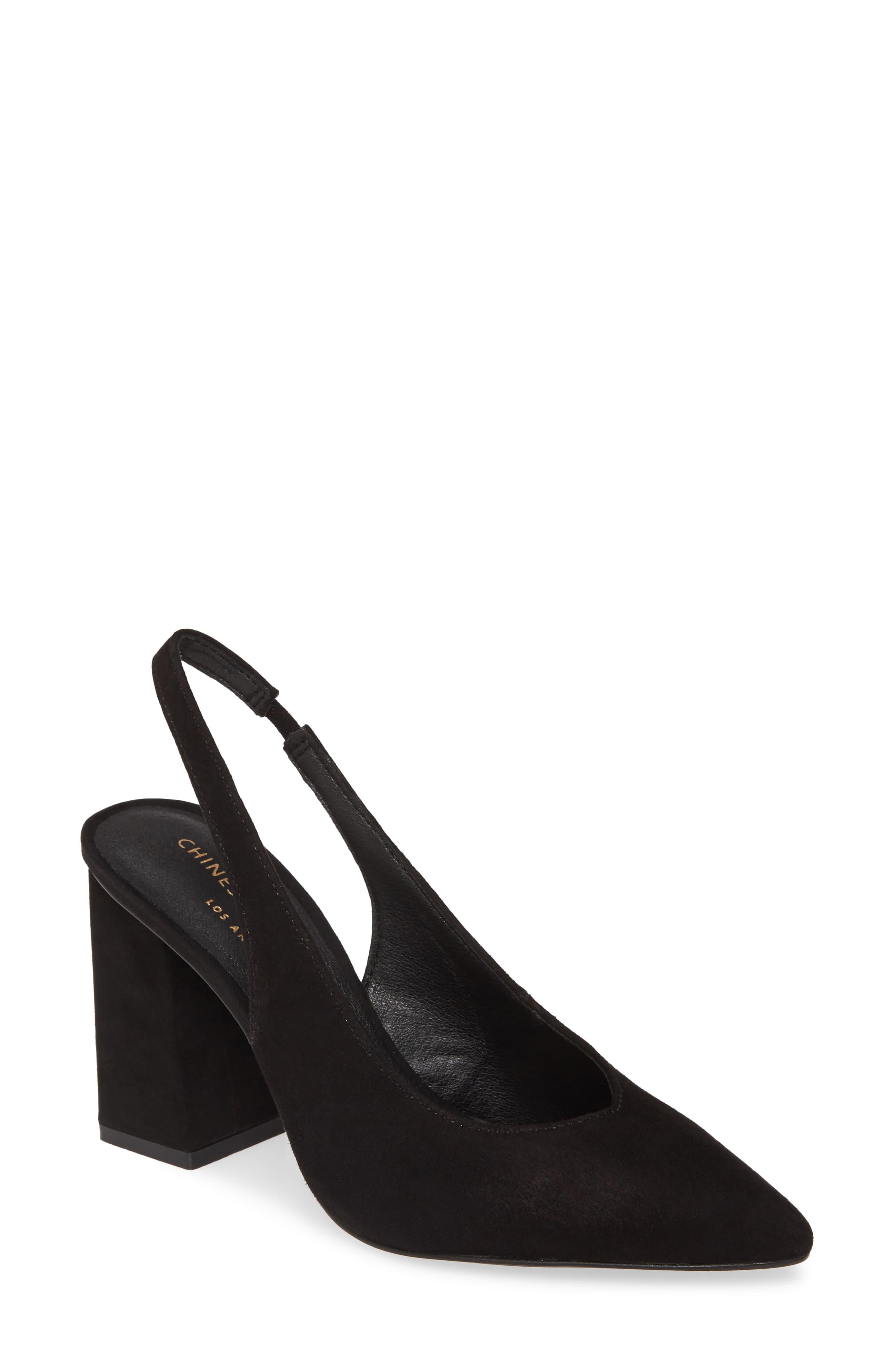 Chinese Laundry Katana Slingback Pump in Black Suede (Black) - Lyst