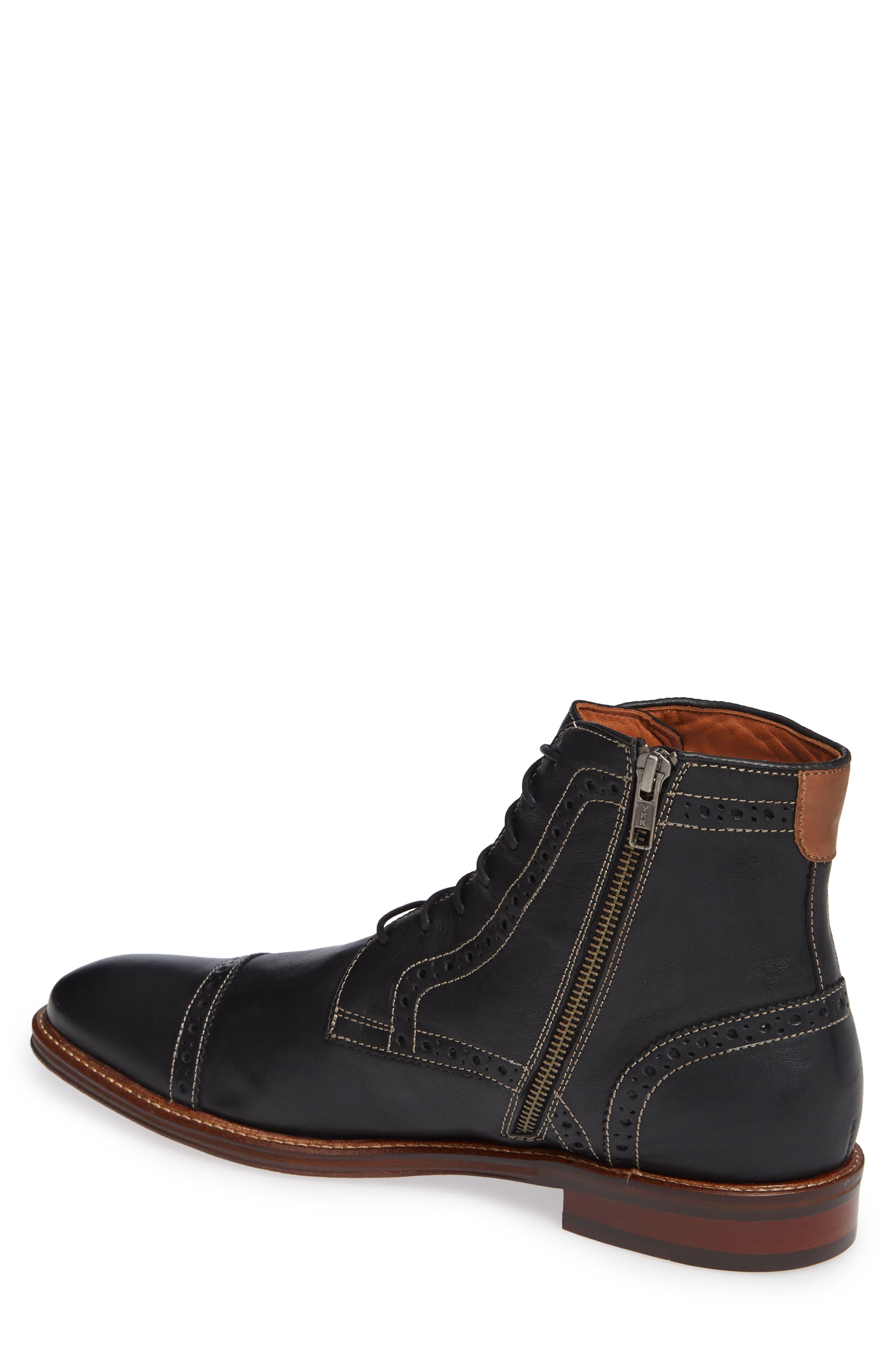 warner cap toe boot