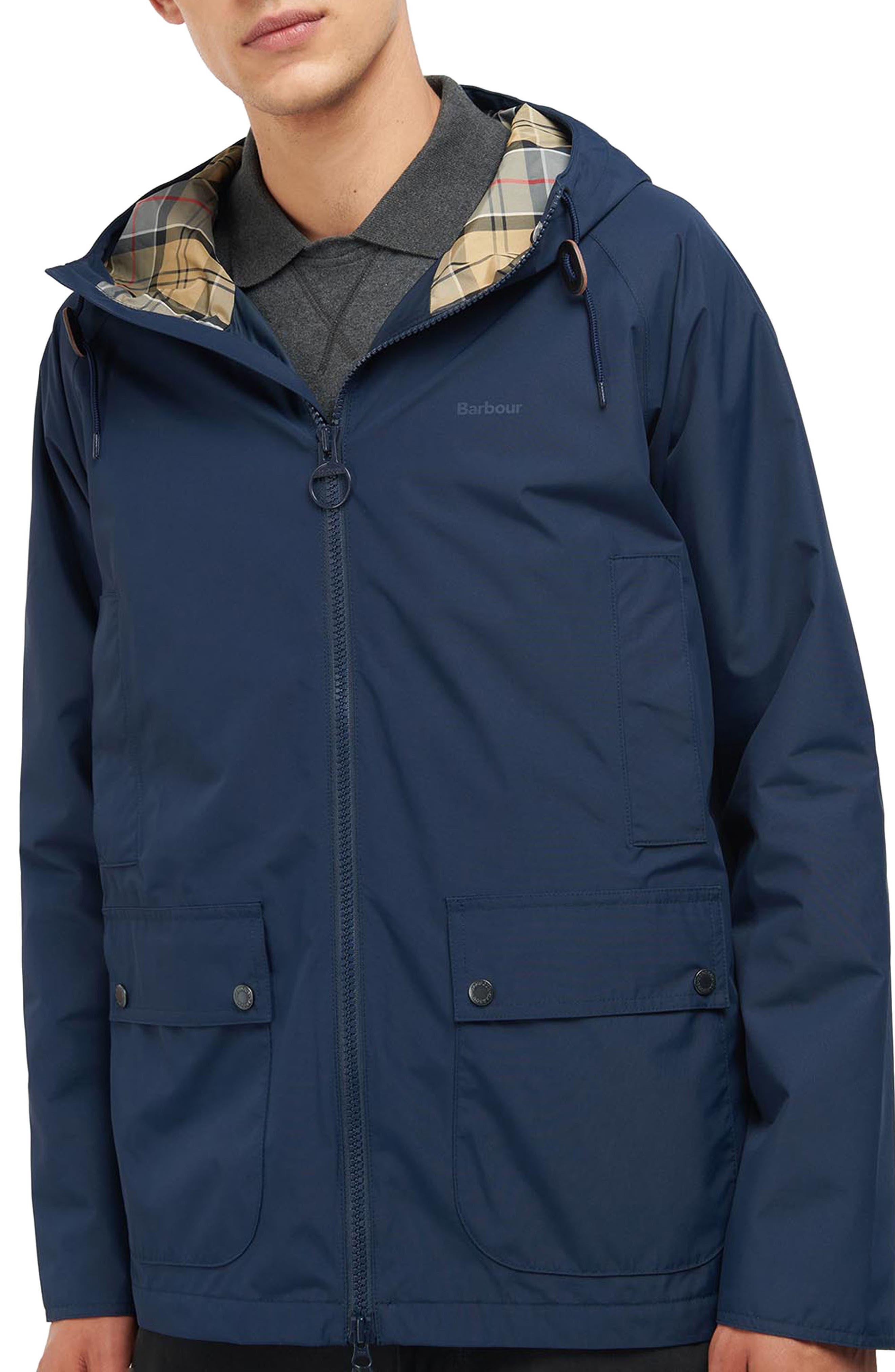 Barbour Domus Hooded Jacket in Blue for Men Lyst