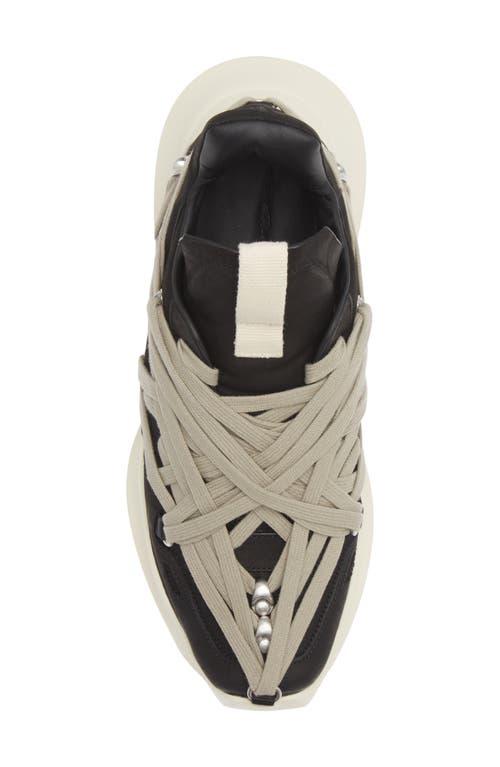 Rick Owens Megalace Runner Sneakers in Black for Men | Lyst