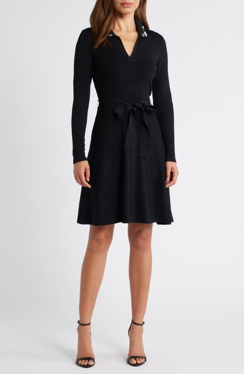 Eliza j stitch detail sweater dress sales