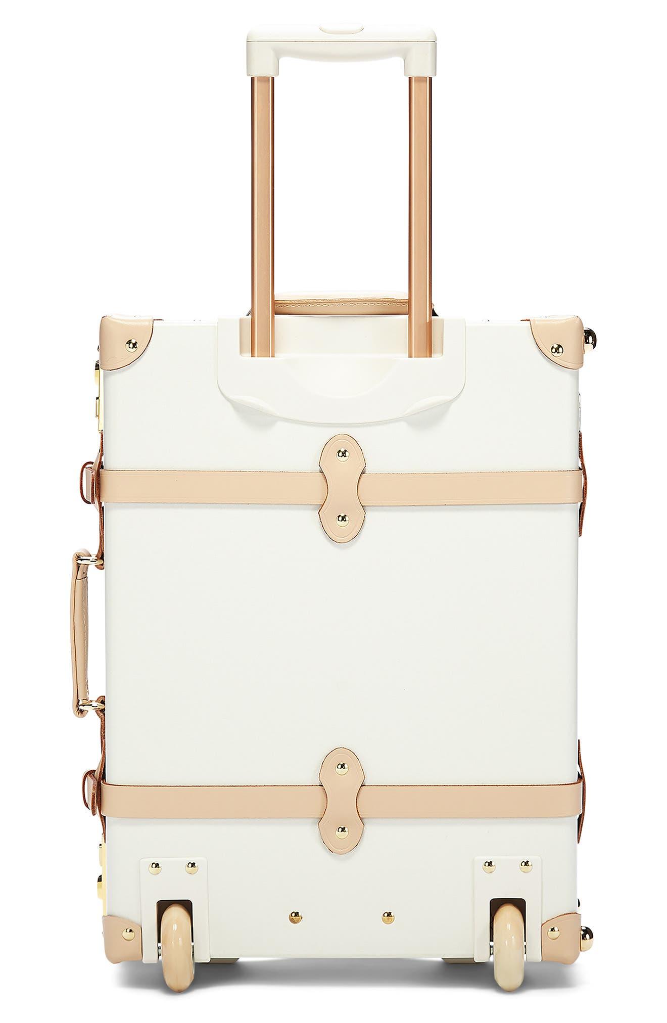 SteamLine Luggage The Sweetheart Deluxe Hatbox in White