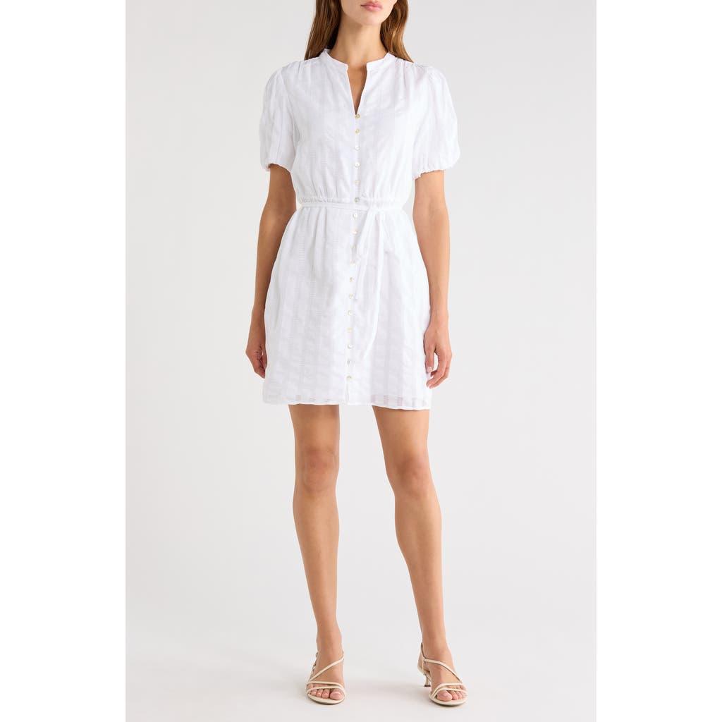 halogen shirt dress Halogen Striped Twist Detail Stretch Cotton T-Shirt Dress In Classic Navy -  35% Off
