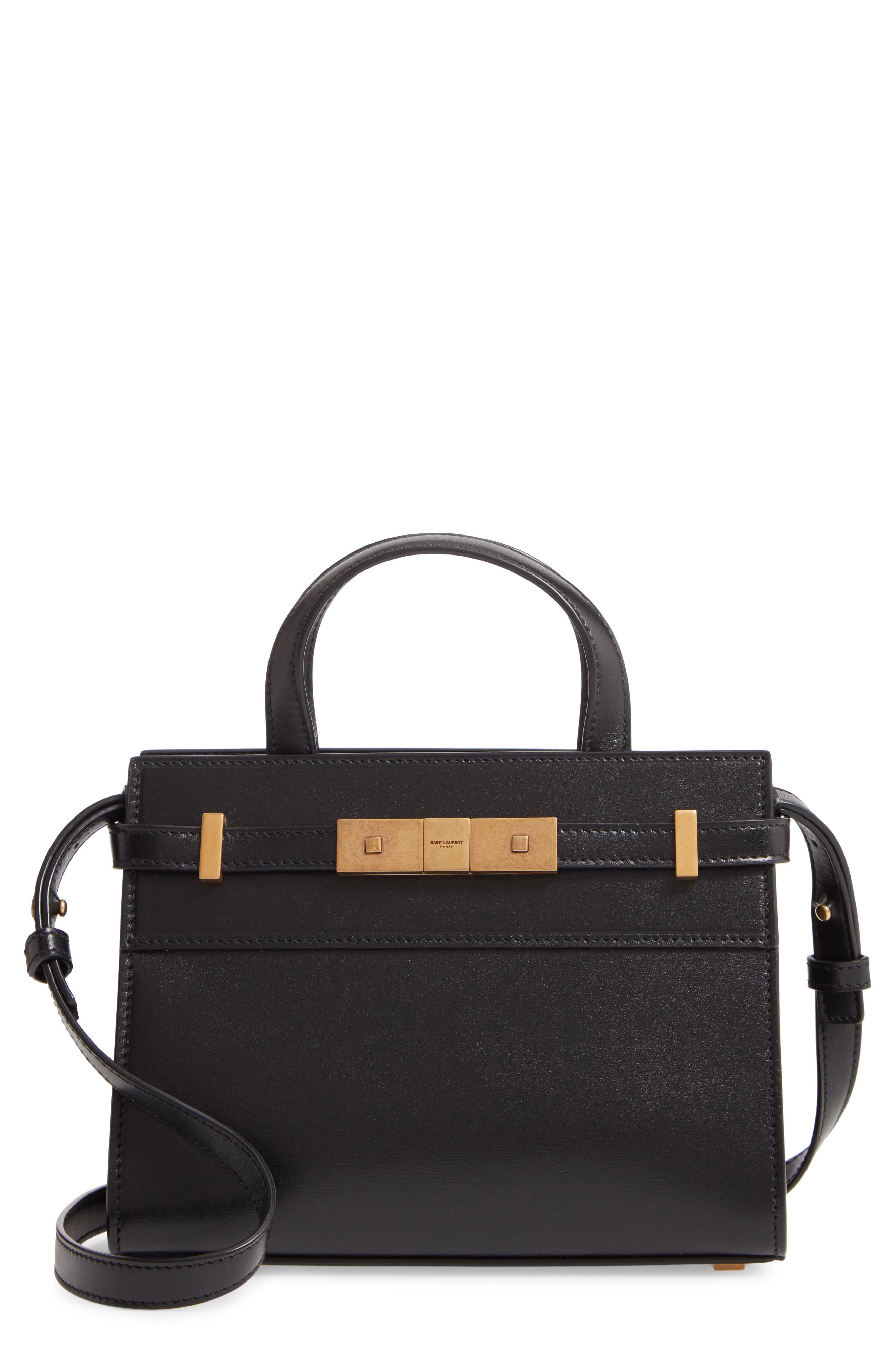 Saint Laurent Nano Manhattan Leather Tote in Nero (Black) Save 62 Lyst
