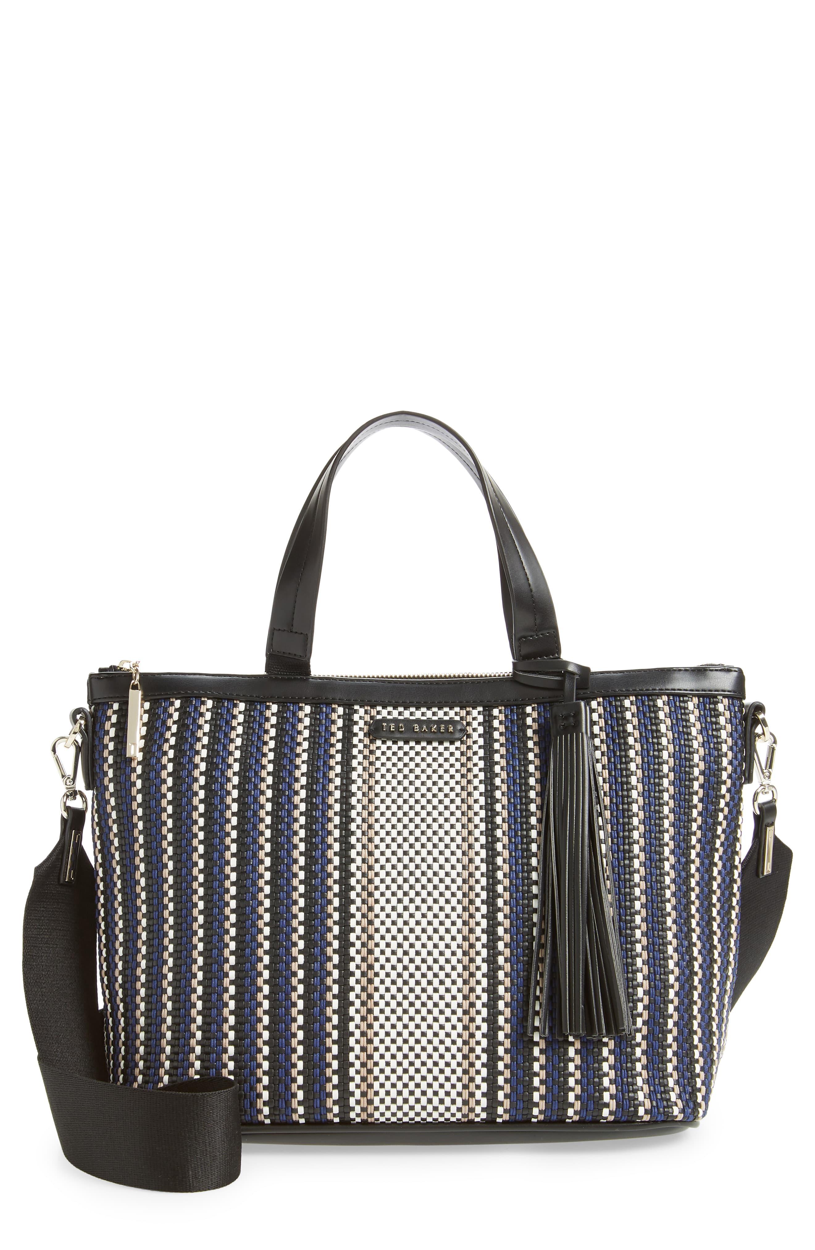 ted baker blue tote bag