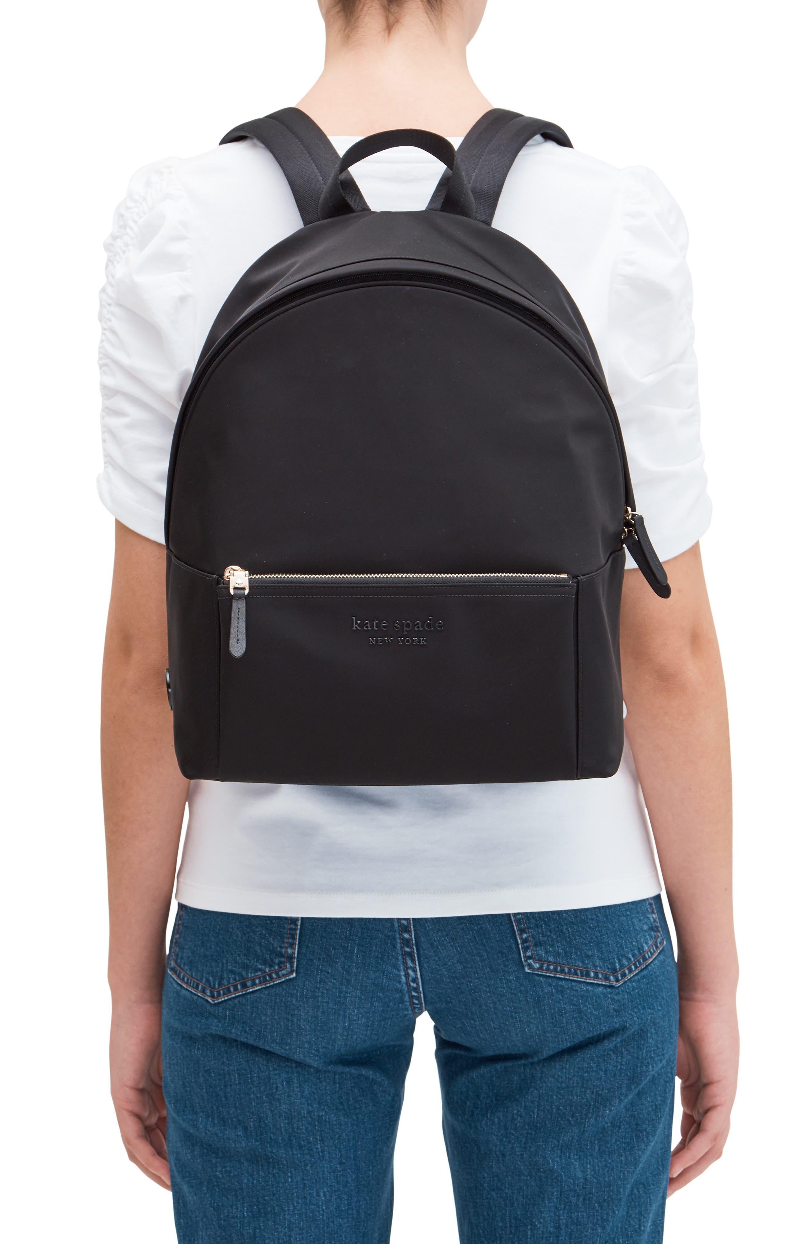 Kate Spade New York Nylon City Black Backpack PXRUB190001 - Bags