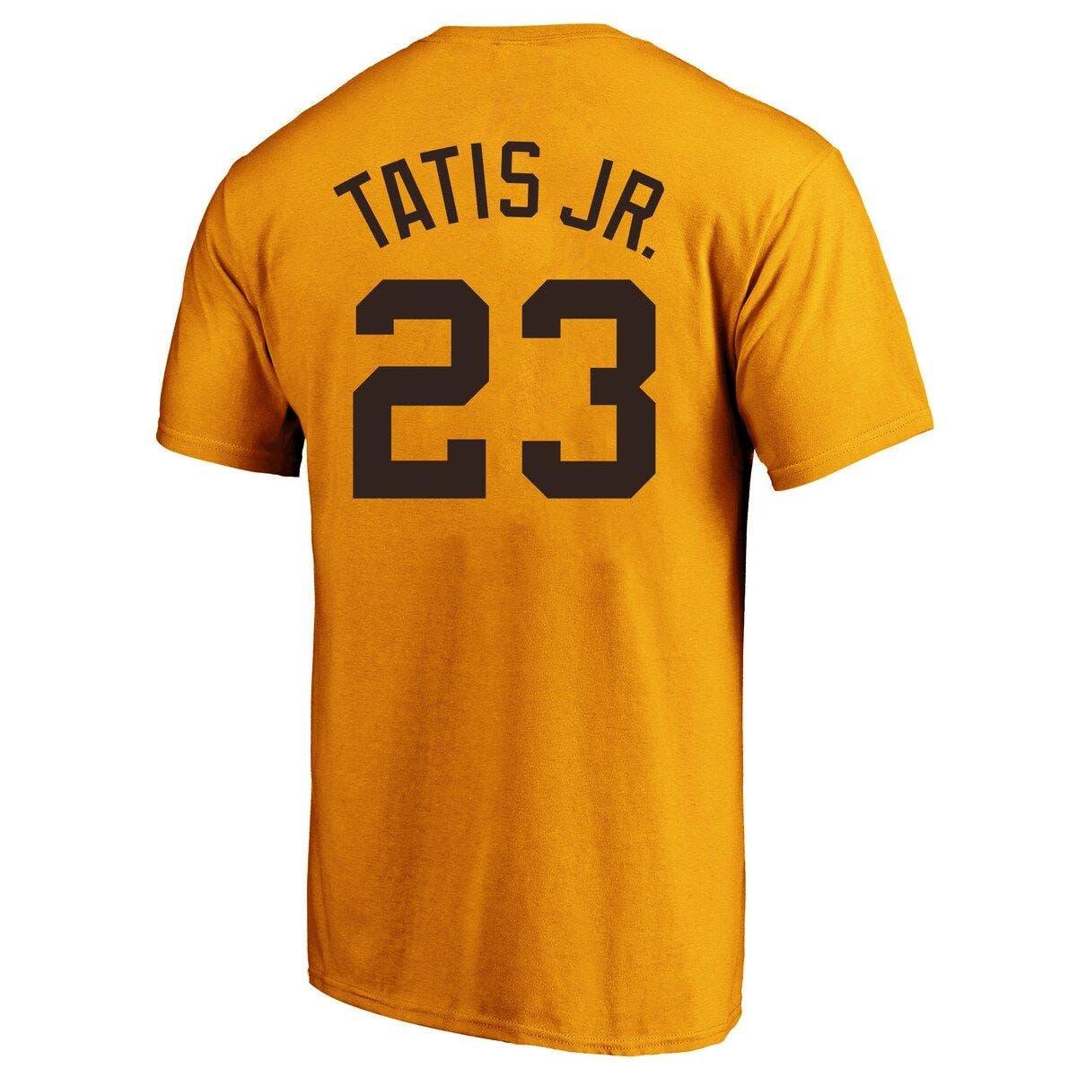 Men's San Diego Padres Fernando Tatis Jr. Brown Big & Tall Replica Player Jersey