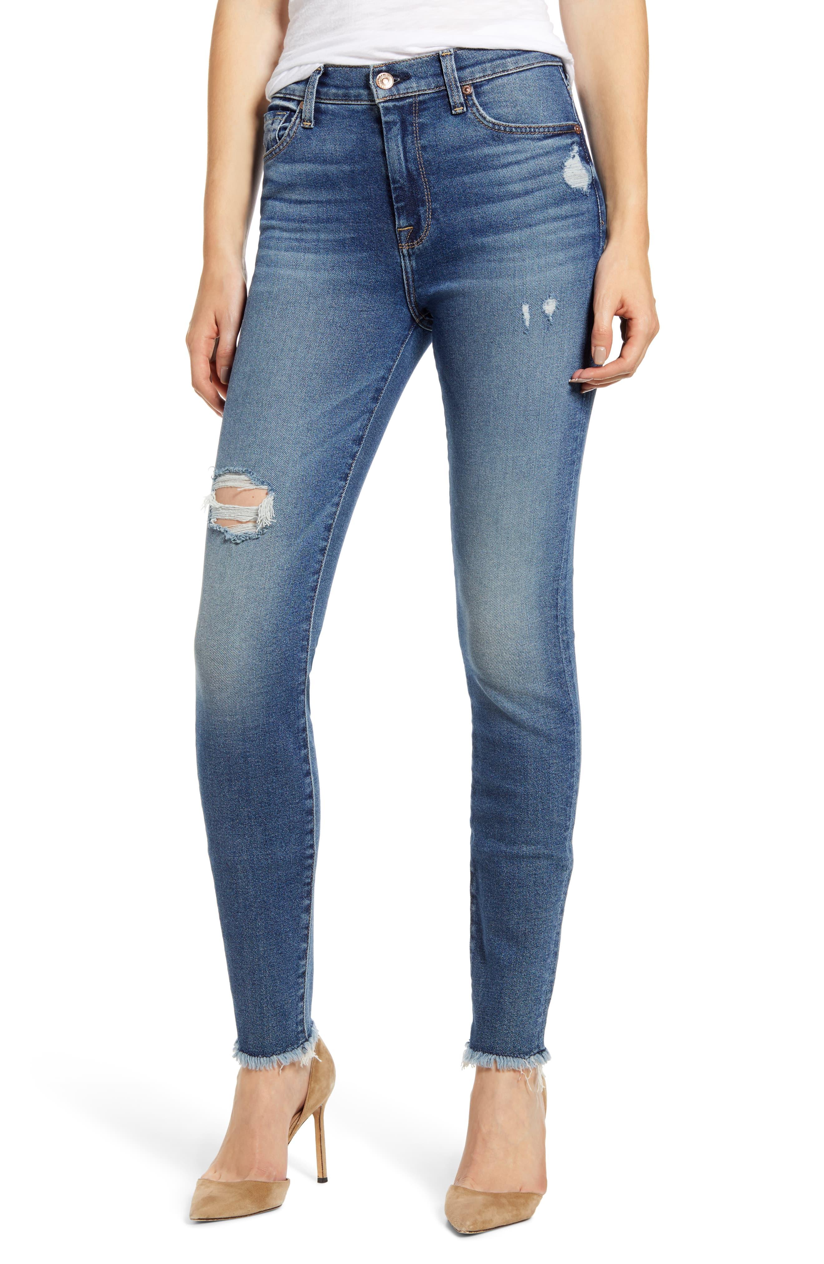 7 For All Mankind Denim 7 For All Mankind Luxe Vintage High Waist Ankle ...